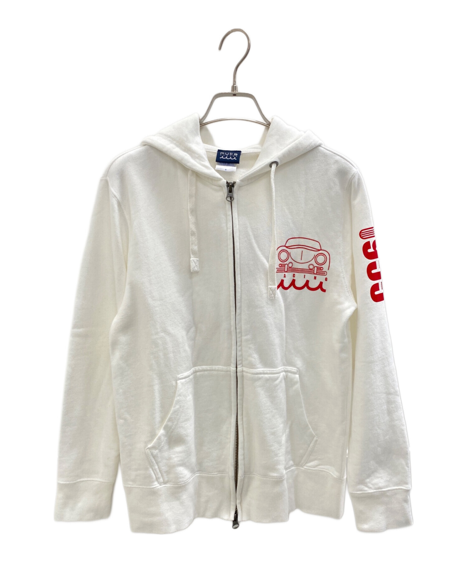 中古・古着通販】muta MARINE (ムータマリン) ジップパーカー ホワイト