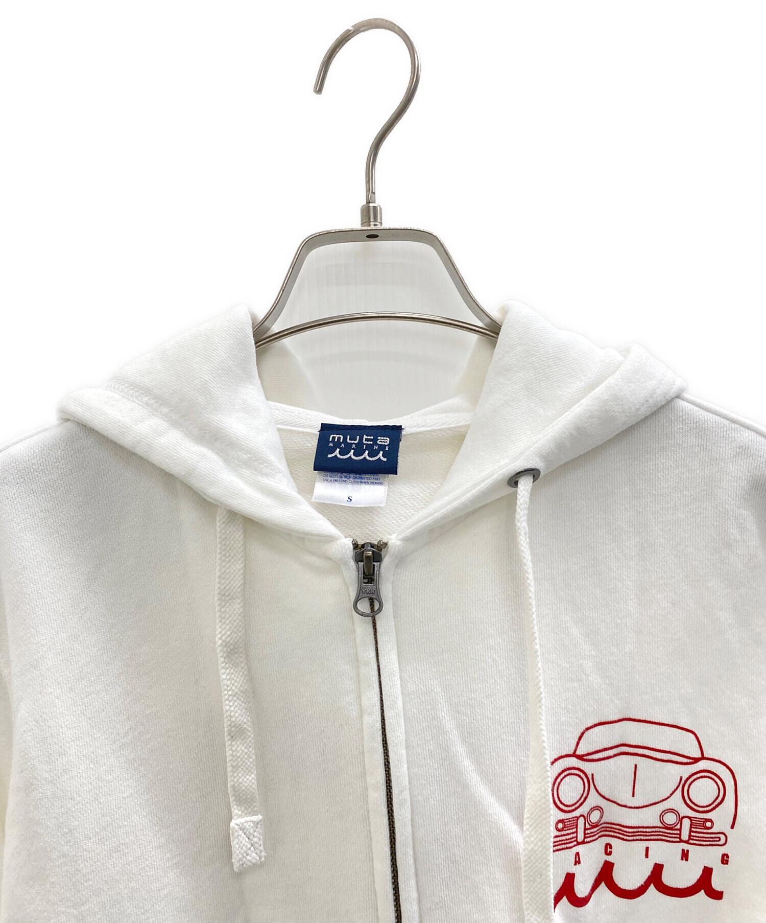 中古・古着通販】muta MARINE (ムータマリン) ジップパーカー ホワイト