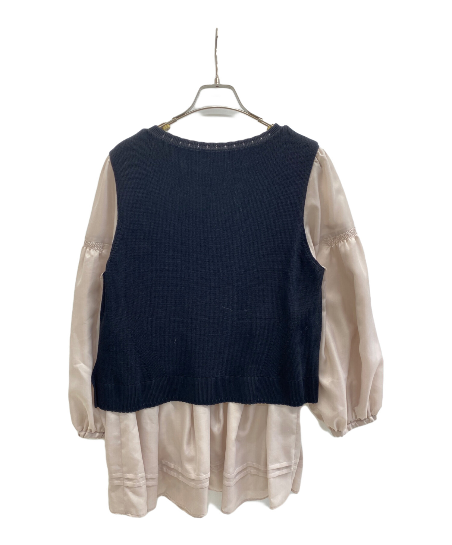 中古・古着通販】TO BE CHIC (トゥービーシック) サテンブラウス 
