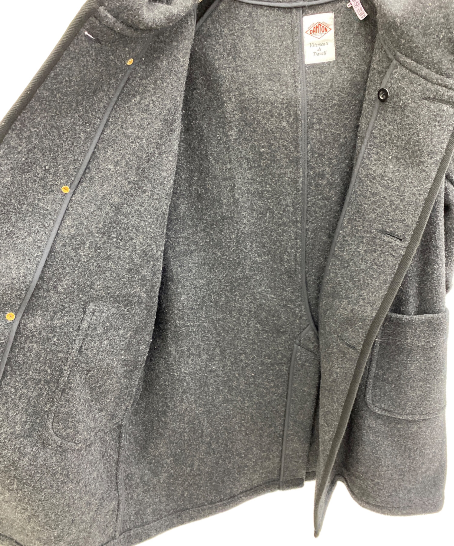 中古・古着通販】DANTON (ダントン) ウールモッサフードコート