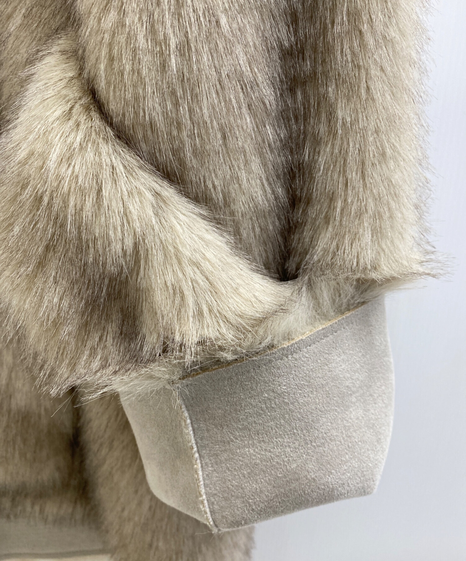 ジャケット・アウター think fur gradation fur foody jacket 中古・古着通販】THINK FUR (シンクファー) Gradation Fur Foody