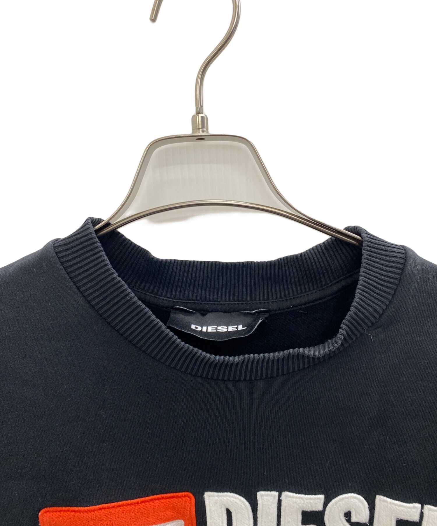 中古・古着通販】DIESEL (ディーゼル) スウェット ブラック サイズ