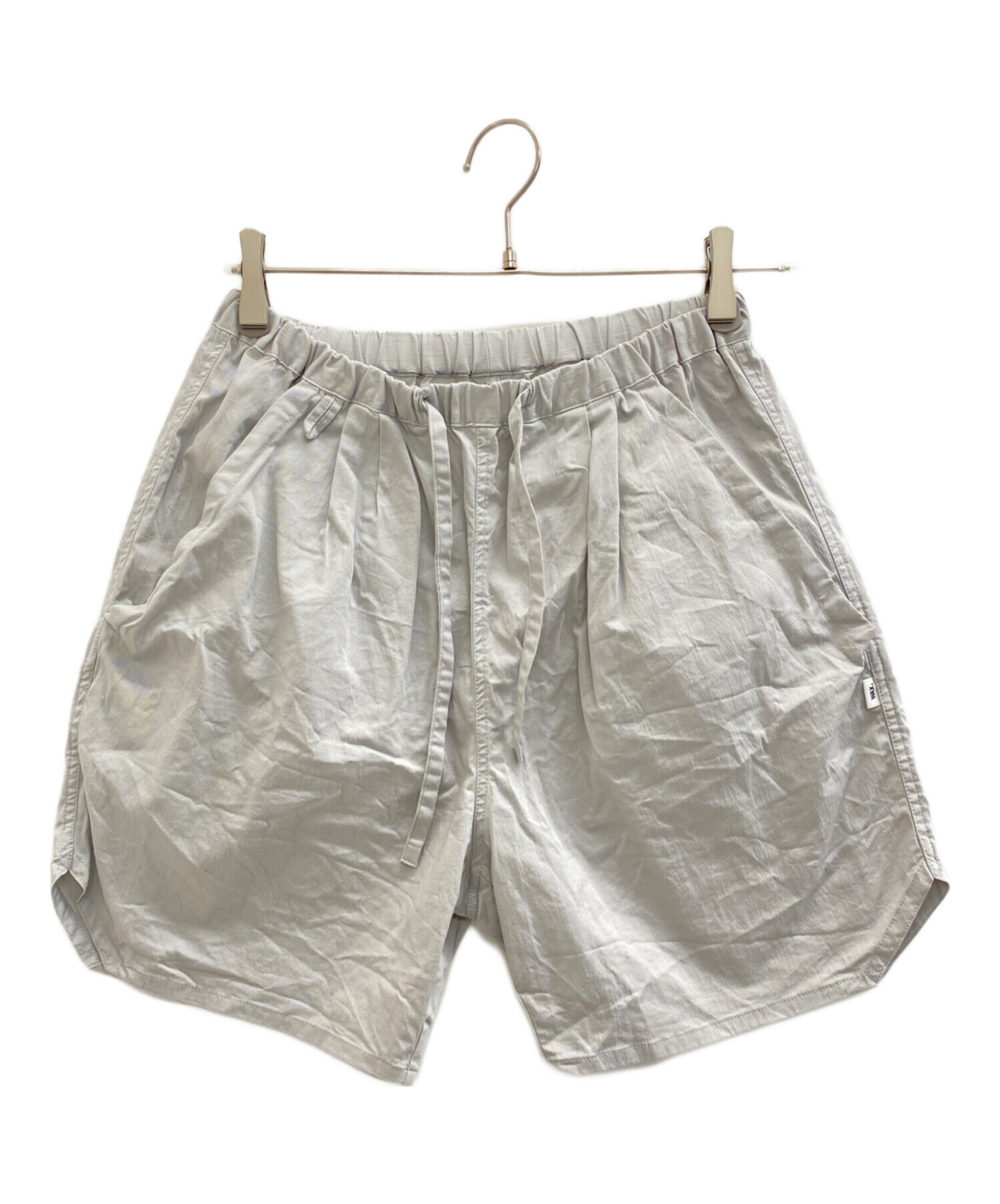 中古・古着通販】WAX (ワックス) Wide easy shorts グレー サイズ:L