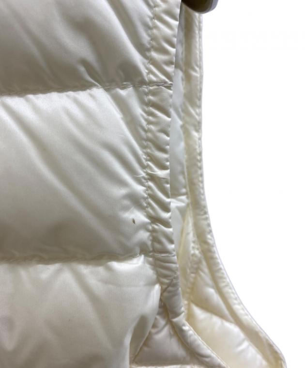 中古・古着通販】MONCLER (モンクレール) ダウンベスト アイボリー