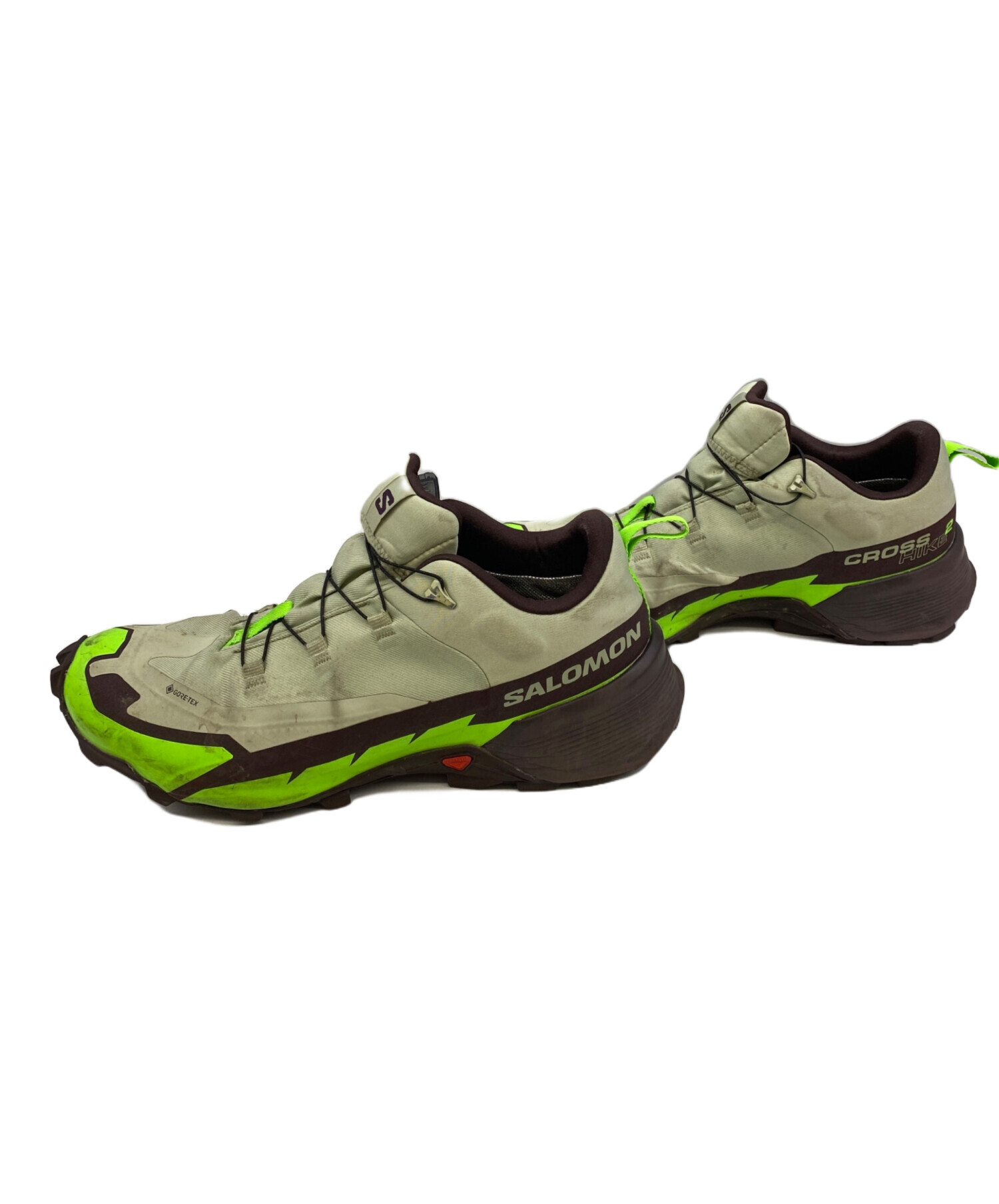 中古・古着通販】SALOMON (サロモン) スニーカー ブラック×グリーン