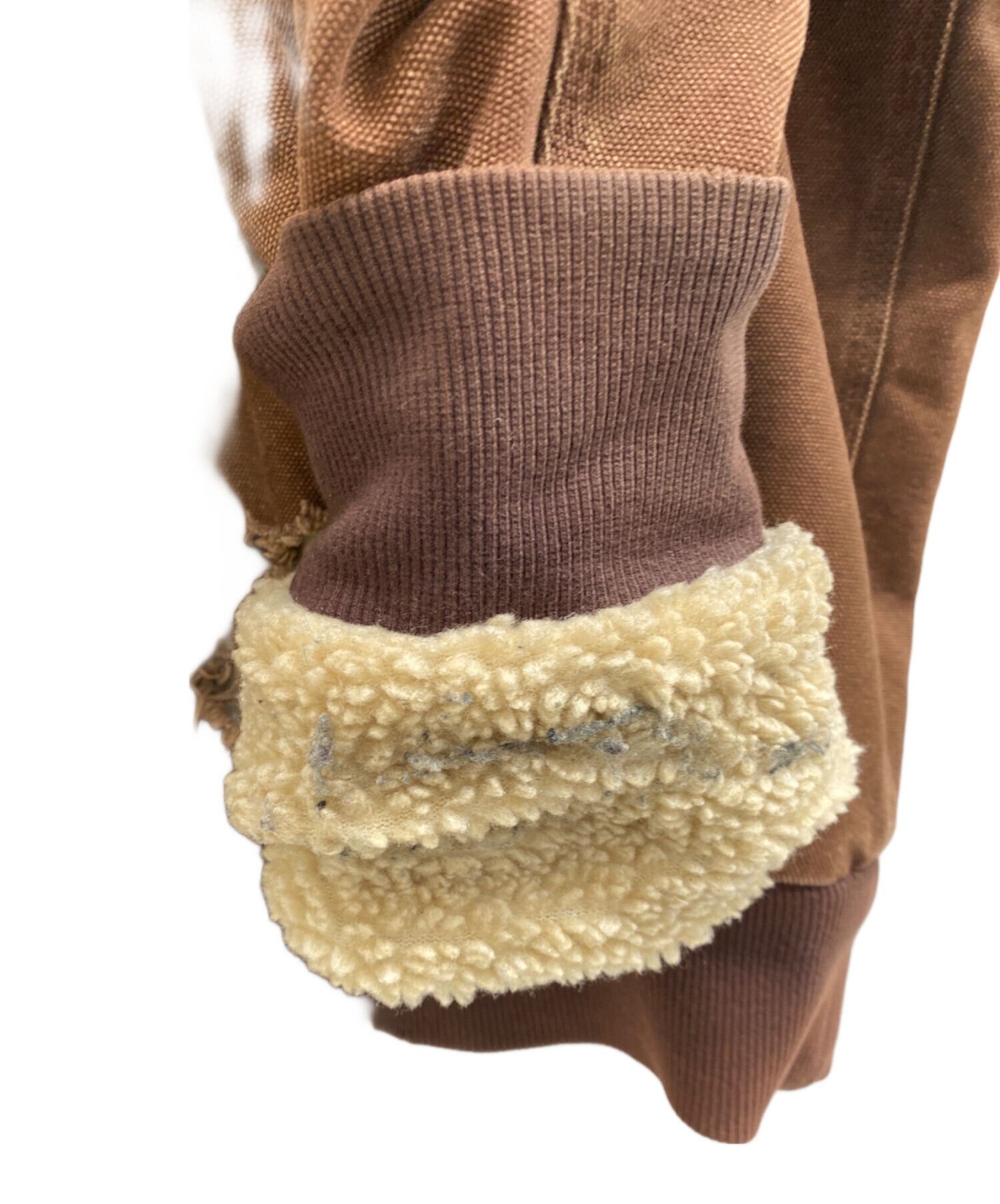 中古・古着通販】KAMIYA (カミヤ) 2023AW Boro Zip Hoodie ブラウン