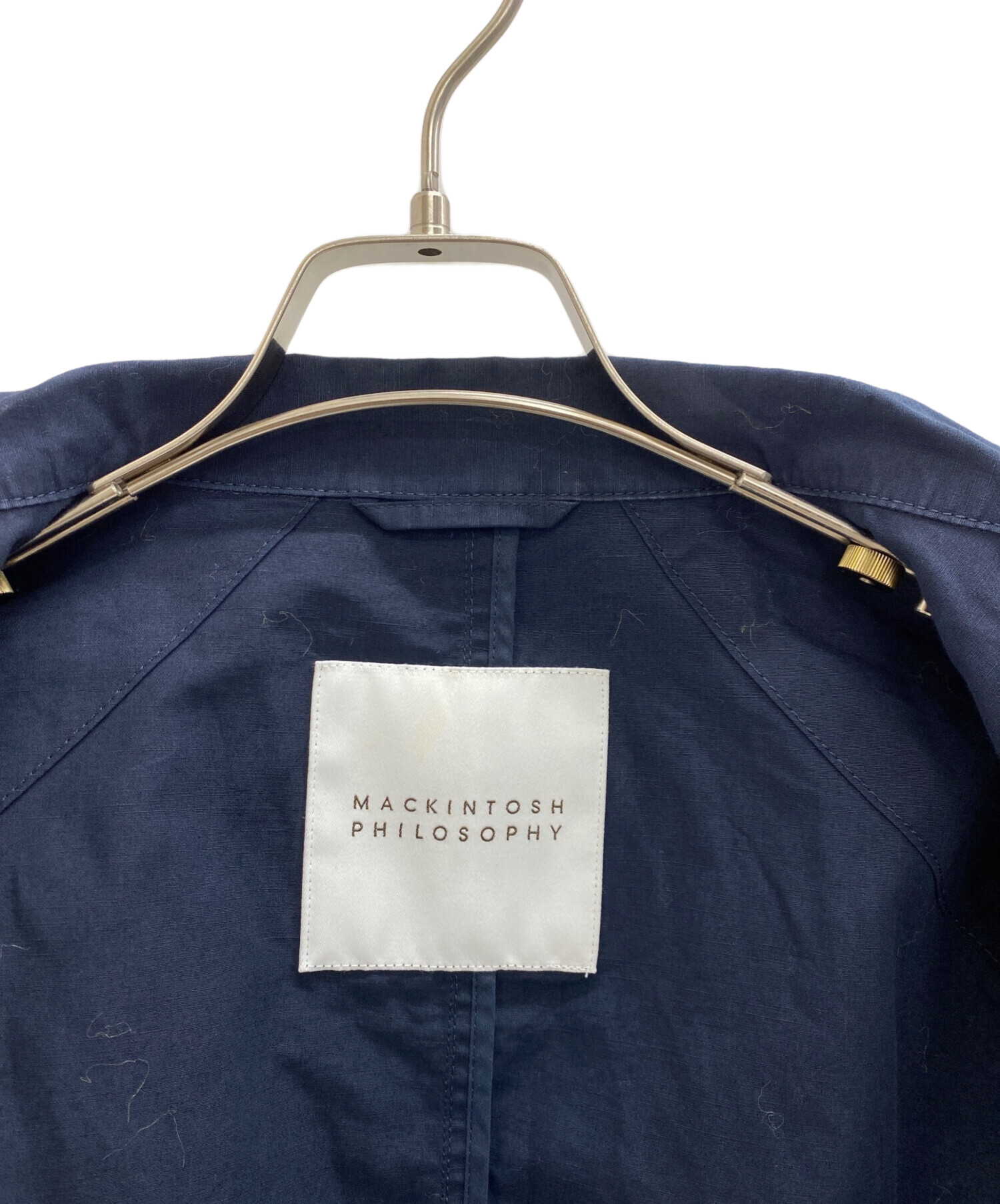 マッキントッシュフィロソフィー/ネイビージャケット/38/クリーニング済 中古・古着通販】MACKINTOSH PHILOSOPHY (マッキントッシュ