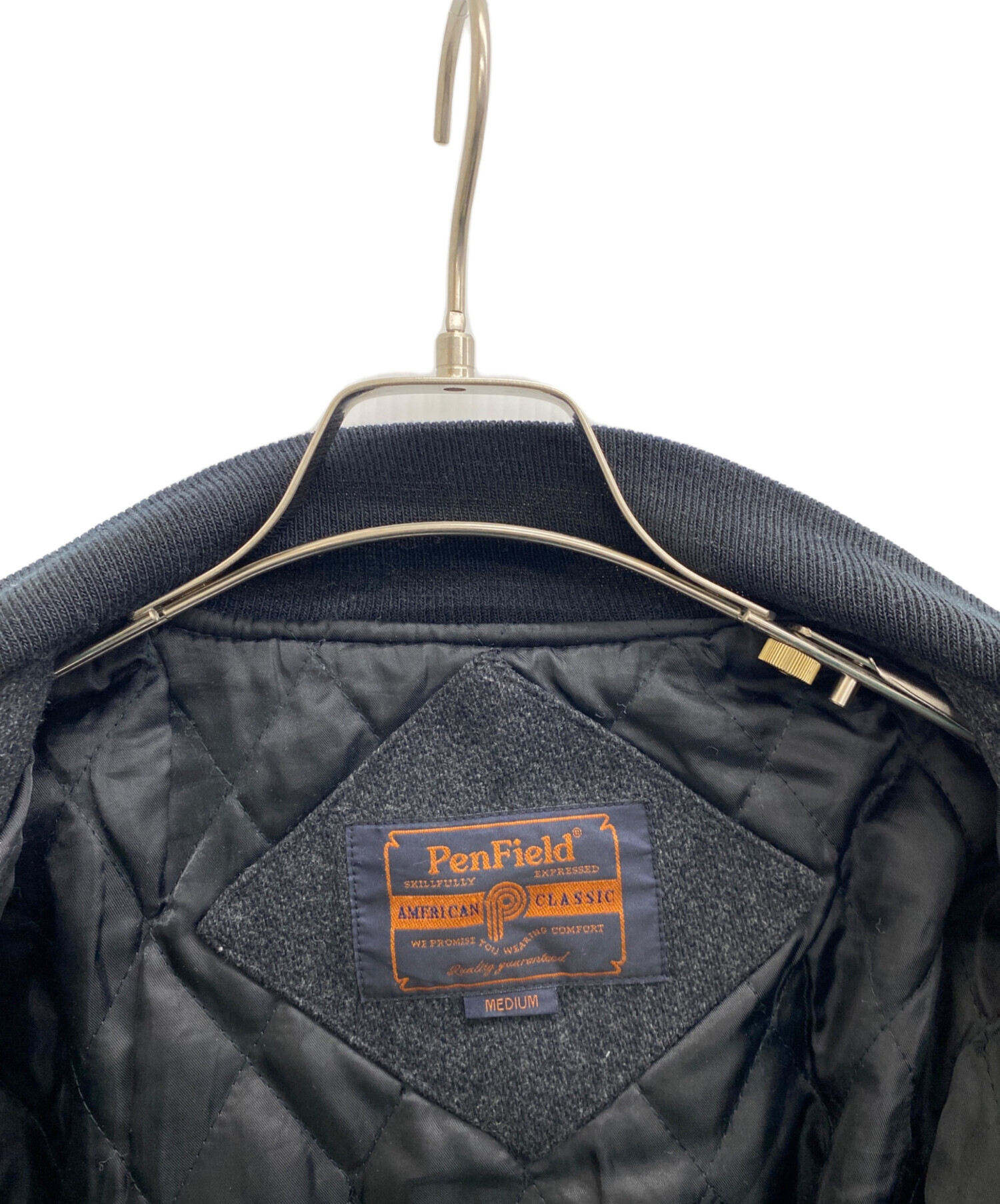 中古・古着通販】Pen Field (ペンフィールド) スタジャン ブラック 