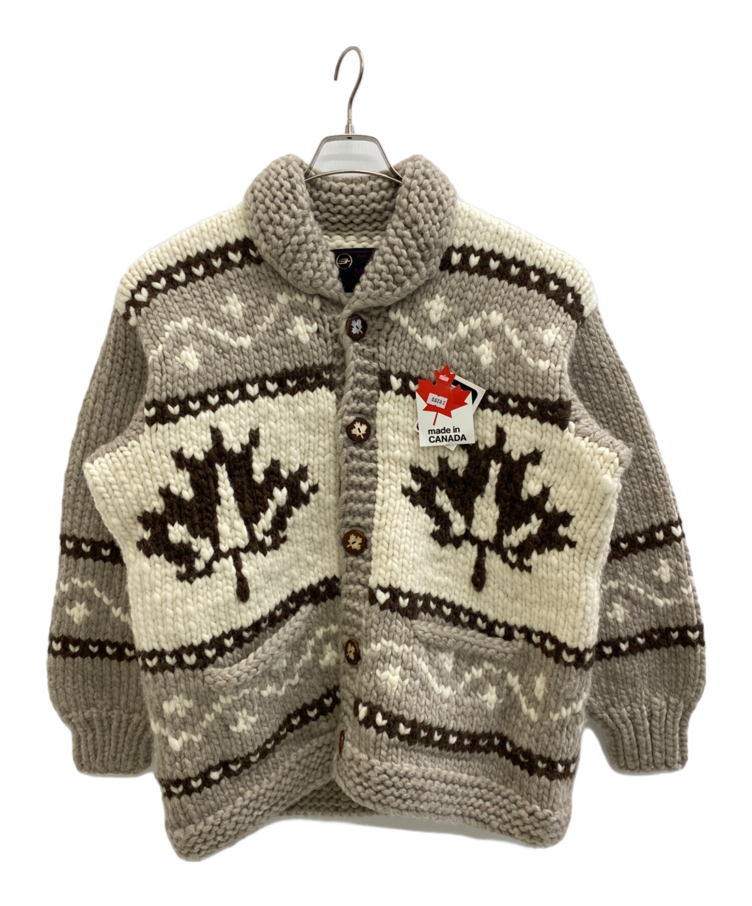 中古・古着通販】MERINO (メリノ) カウチンニットカーディガン 