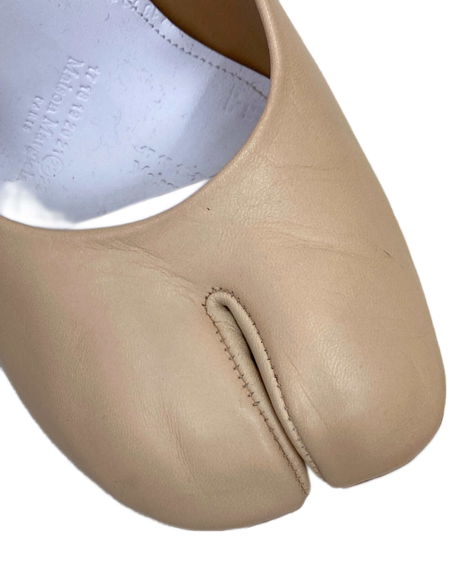 専用！　メゾンマルジェラ Maison Margiela タビパンプス ベージュ 中古・古着通販】Maison Margiela (メゾンマルジェラ) TABI PUMPS