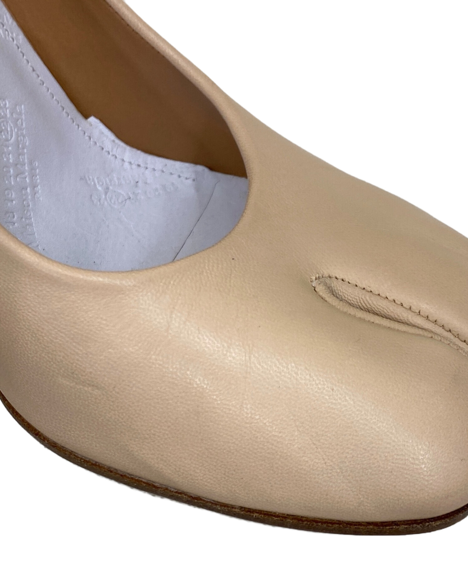 専用！　メゾンマルジェラ Maison Margiela タビパンプス ベージュ 中古・古着通販】Maison Margiela (メゾンマルジェラ) TABI PUMPS