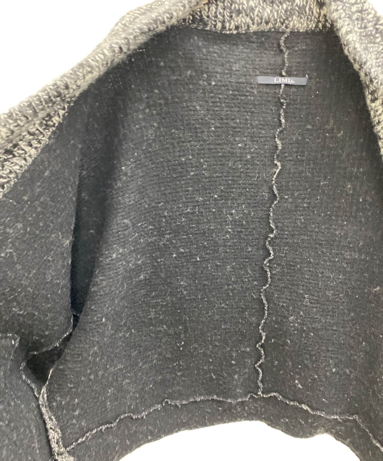 中古・古着通販】LIMI feu (リミフゥ) ニットカーディガン ブラック