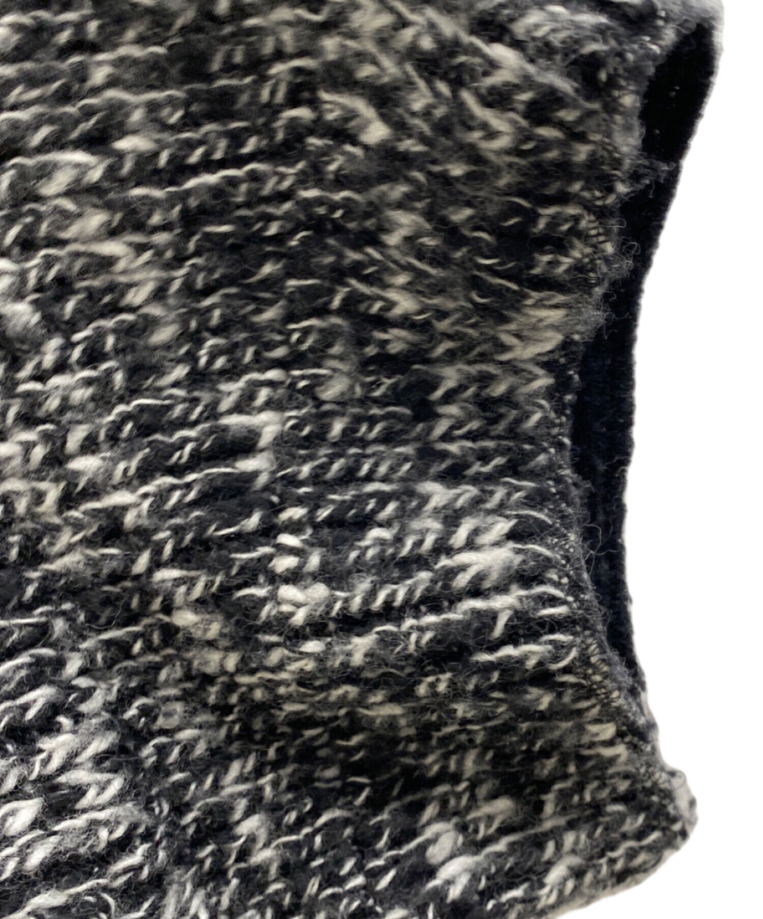 中古・古着通販】LIMI feu (リミフゥ) ニットカーディガン ブラック