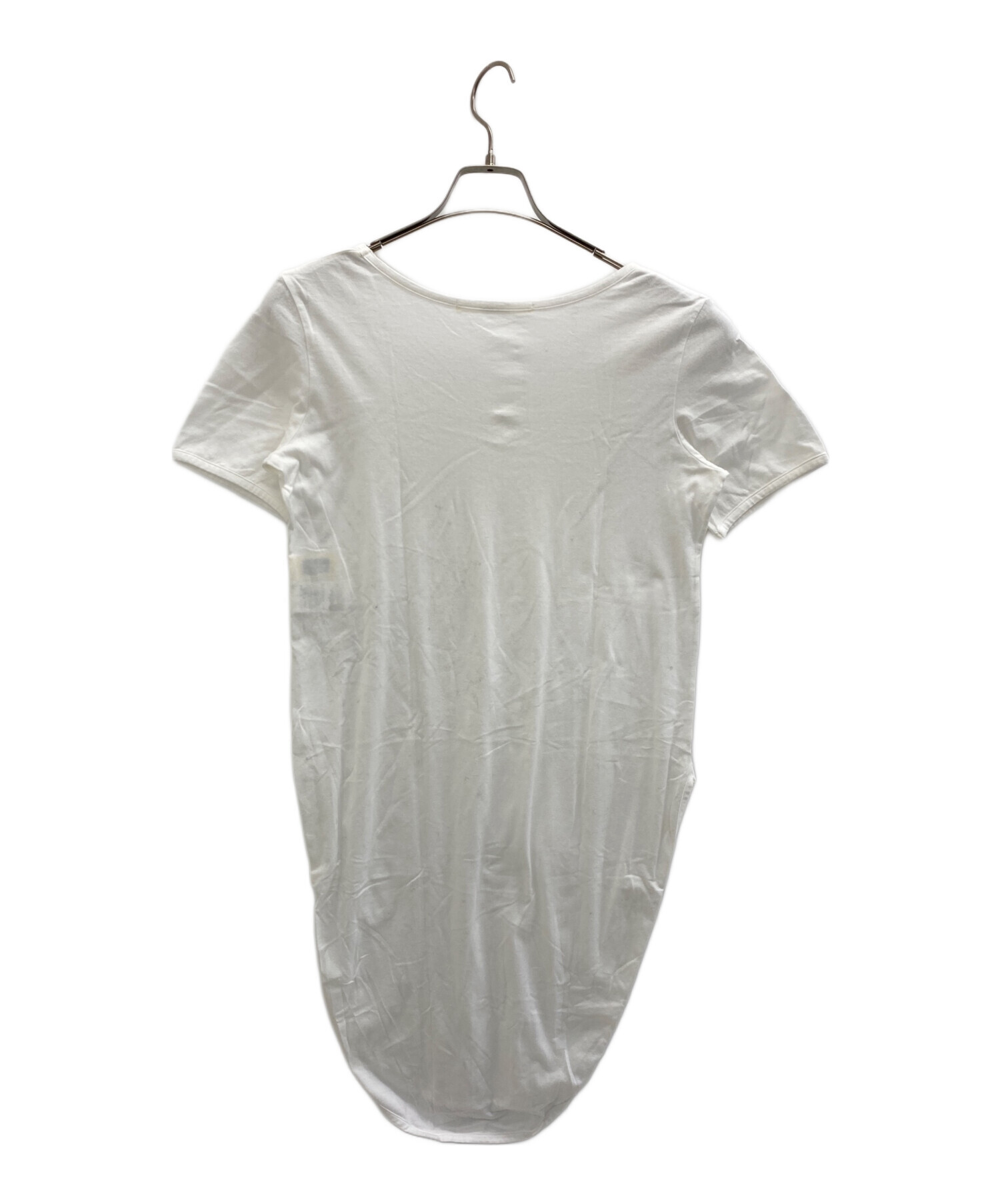 中古・古着通販】LIMI feu (リミフゥ) 半袖ワンピース ホワイト サイズ