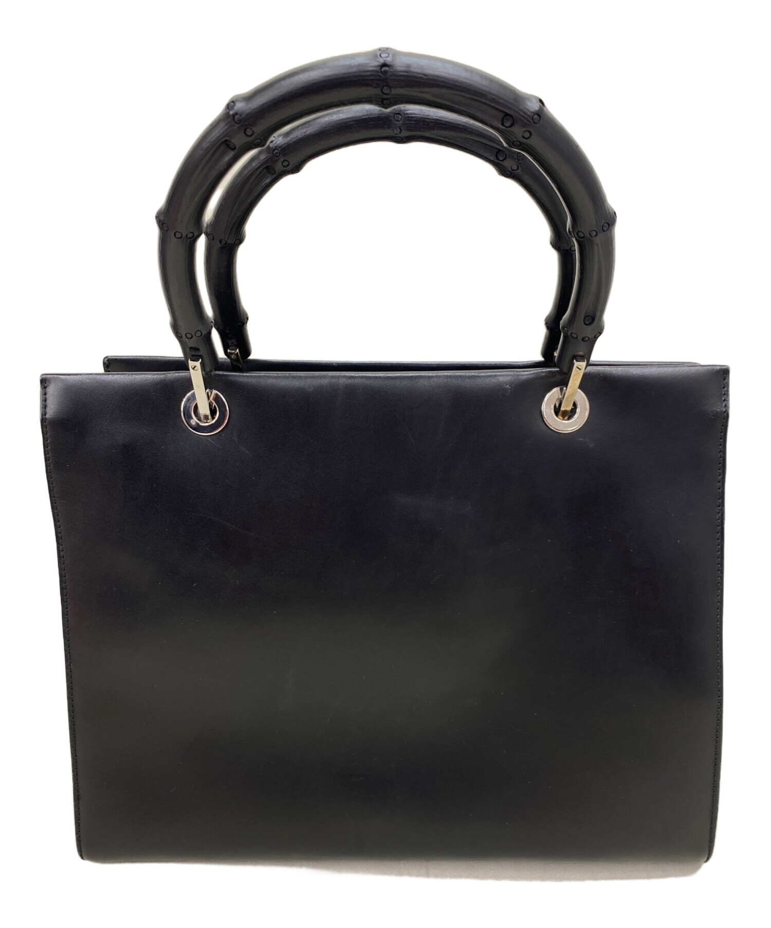 中古・古着通販】GUCCI (グッチ) ハンドバッグ ブラック｜ブランド