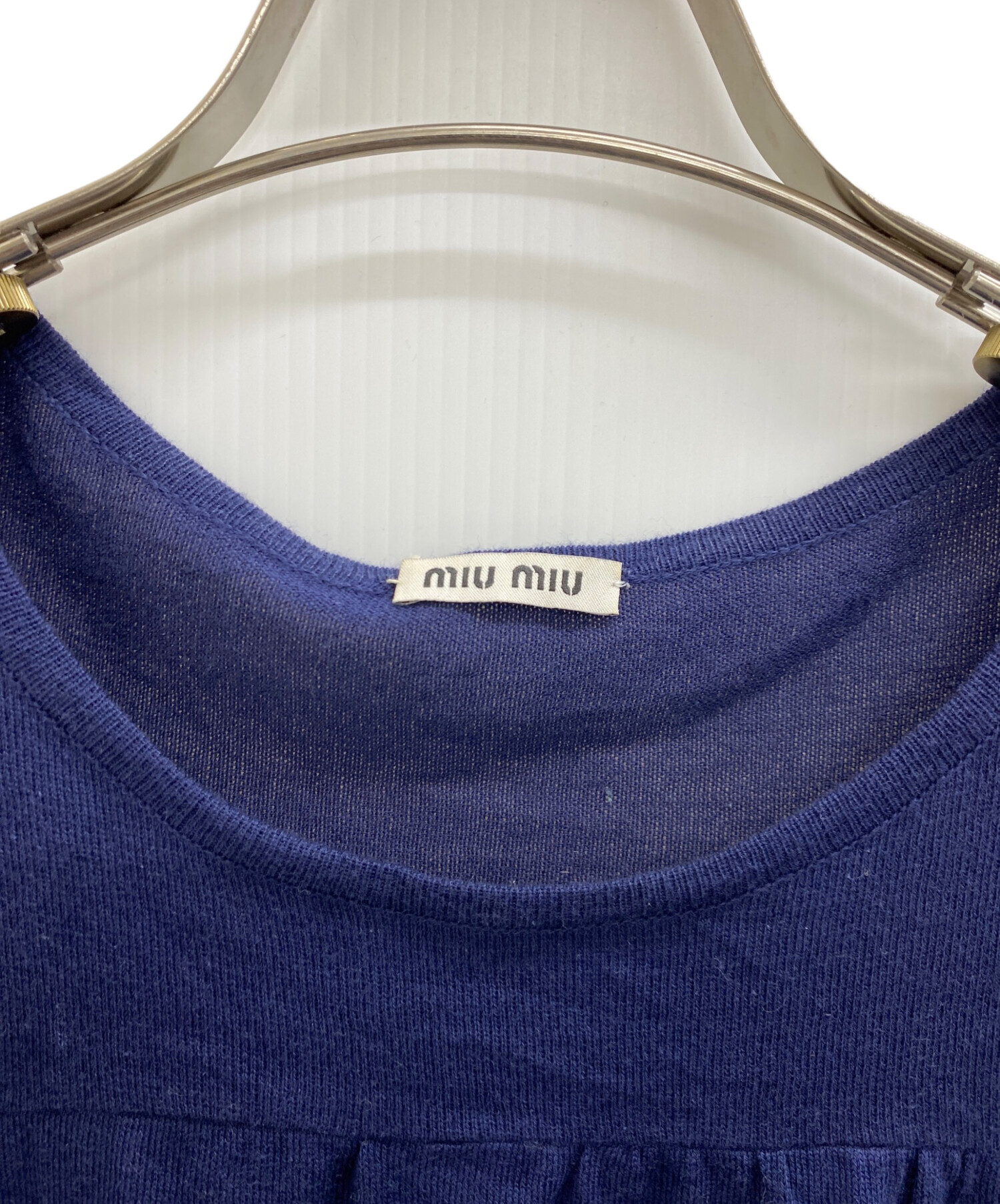 中古・古着通販】MIU MIU (ミュウミュウ) ノースリーブブラウス 