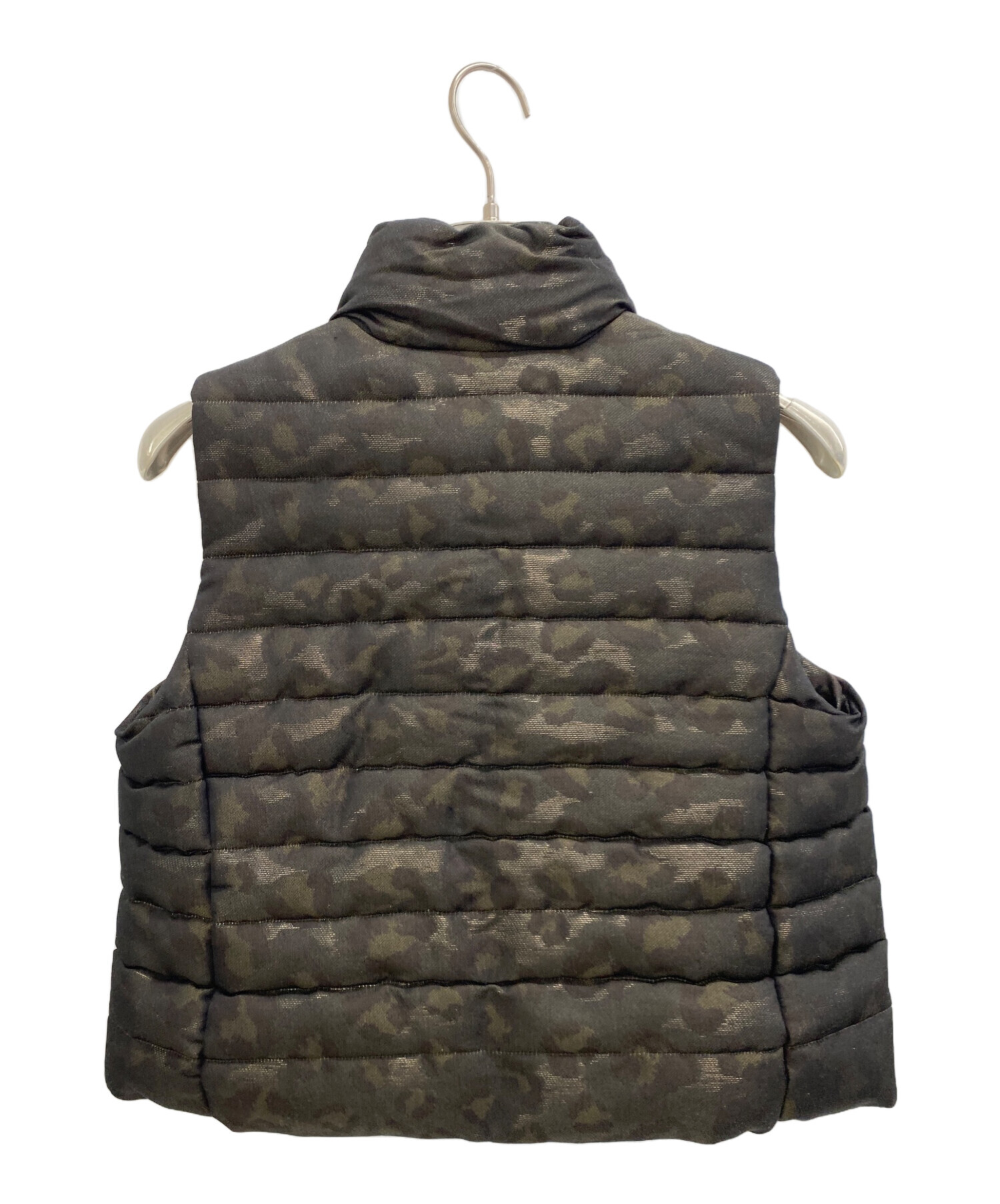 中古・古着通販】TATRAS (タトラス) ダウンベスト ブラック×ゴールド