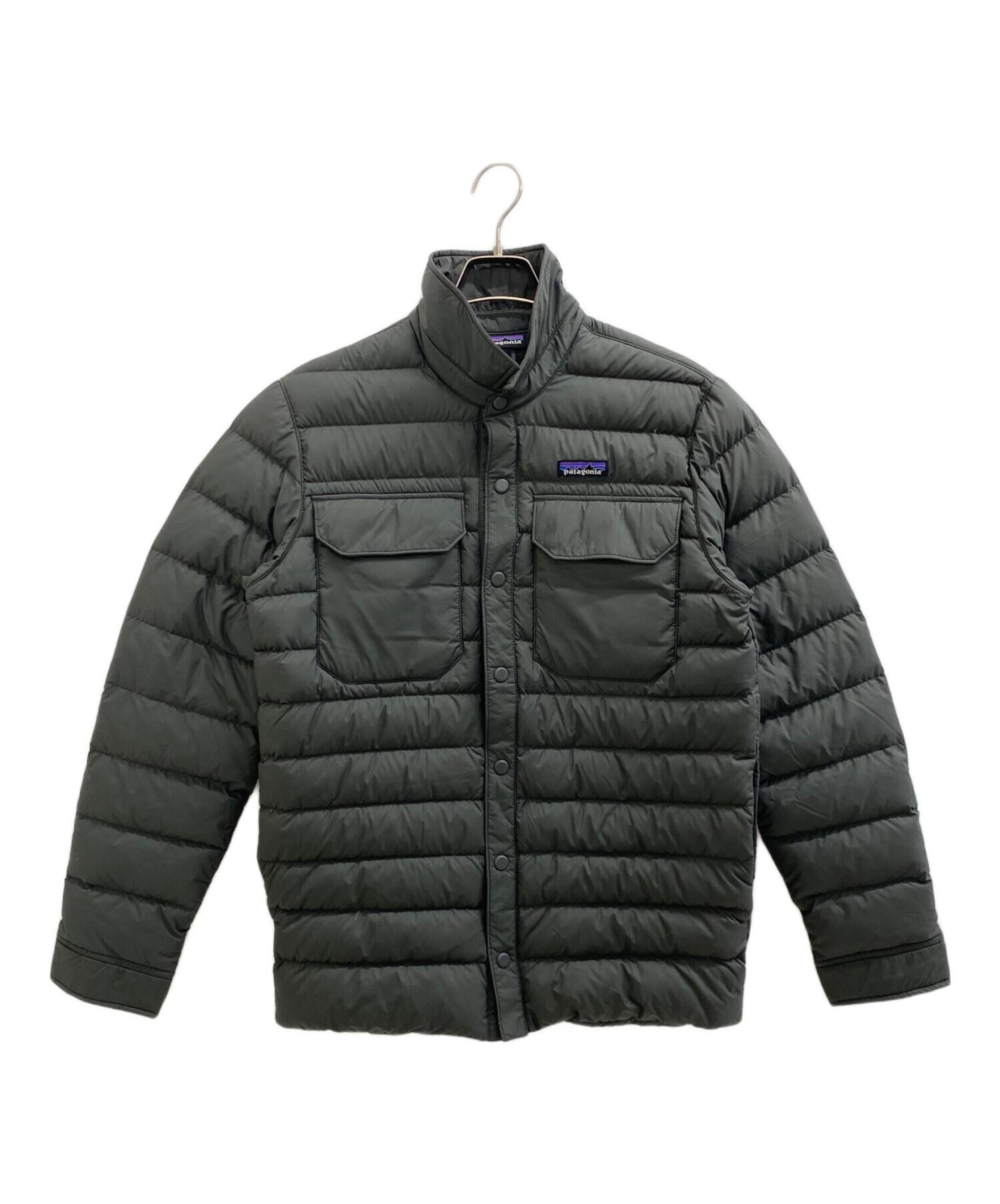 パタゴニア　サイレントダウン　シャツジャケット　STY27925 グレー　S パタゴニアサイレントダウンシャツジャケットSTY27925 グレーS