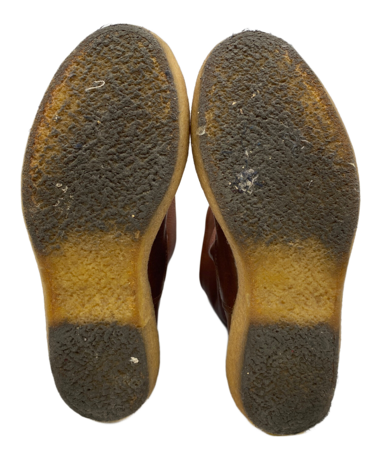 中古・古着通販】KAPITAL (キャピタル) リンクルポパイブーツ ブラウン