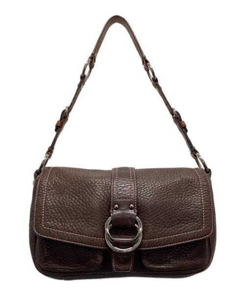中古・古着通販】COACH (コーチ) ワンショルダーバッグ ブラウン