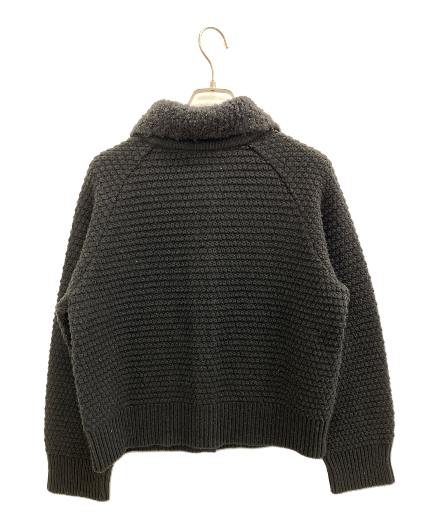 中古・古着通販】LEILIAN (レリアン) 厚手カーディガン ブラック