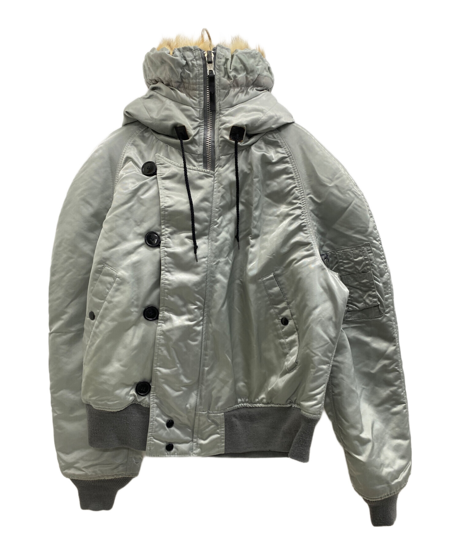 中古・古着通販】CORINTH (コリンス) N-2Bジャケット グレー サイズ:L