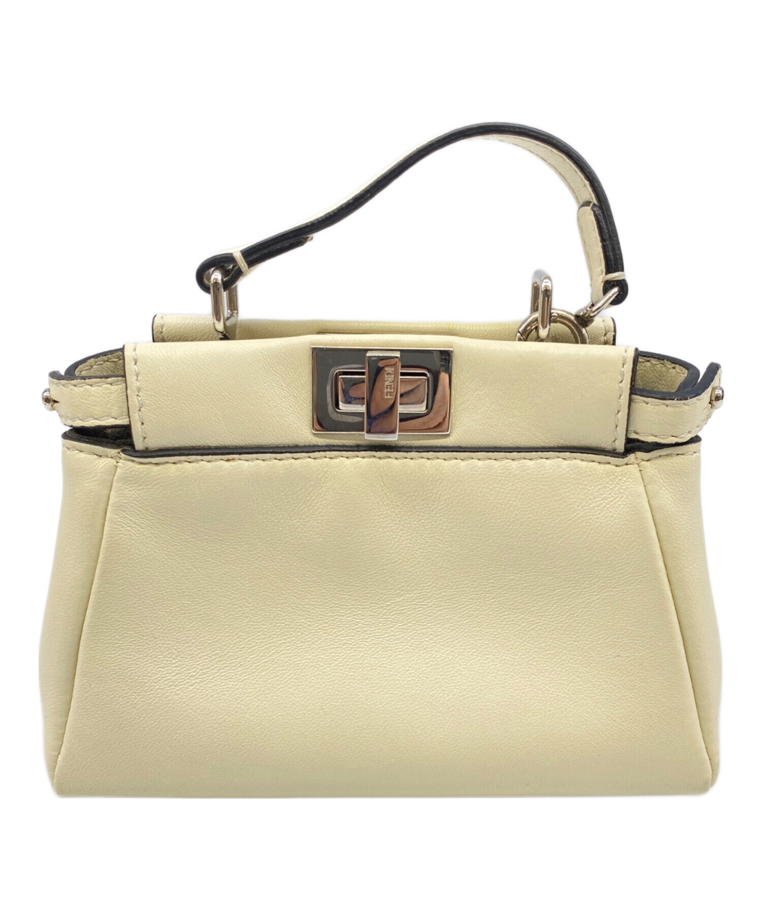 中古・古着通販】FENDI (フェンディ) 2WAYバッグ ホワイト｜ブランド