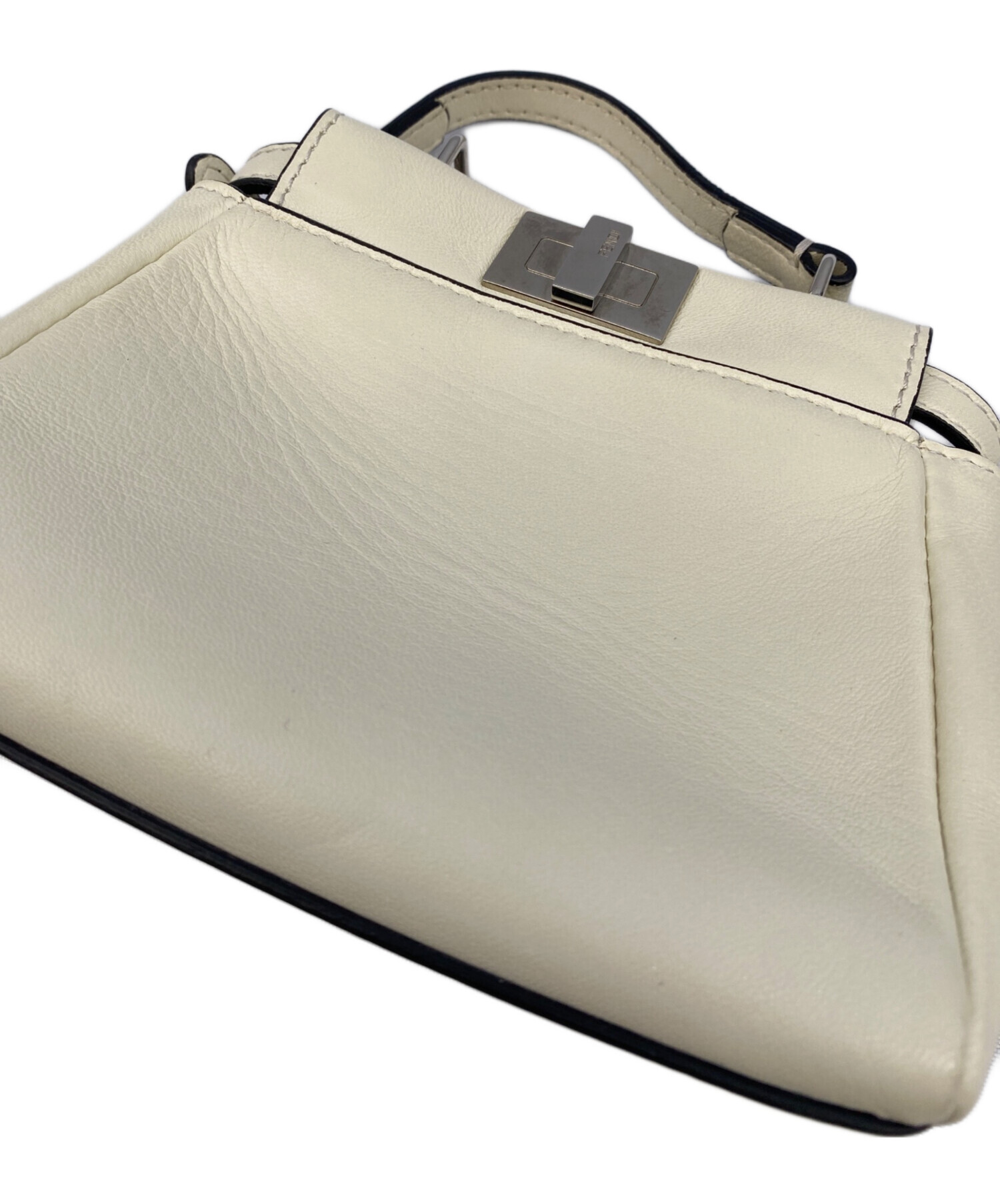 中古・古着通販】FENDI (フェンディ) 2WAYバッグ ホワイト｜ブランド