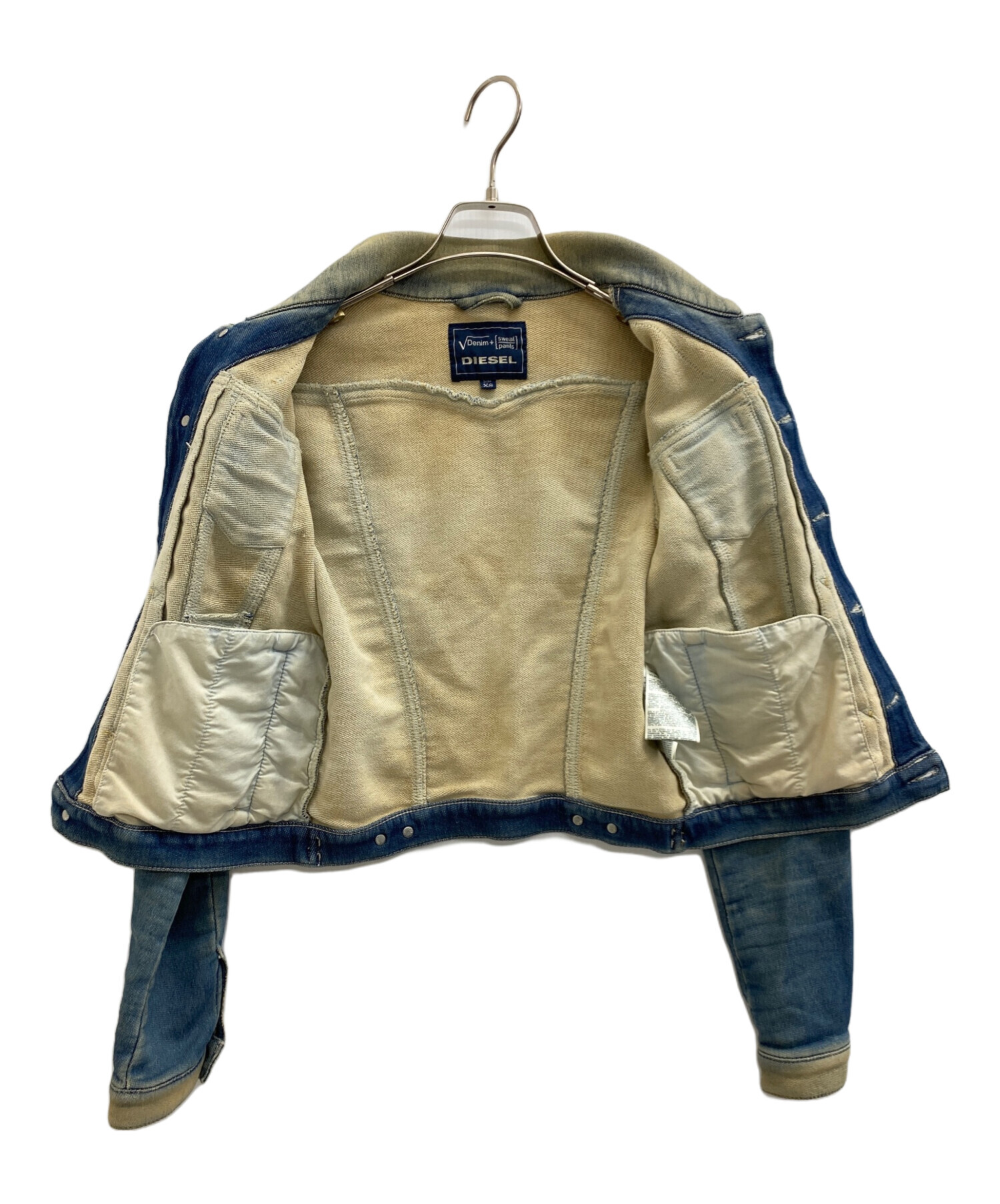 中古・古着通販】DIESEL (ディーゼル) スウェットジャケット ブルー 
