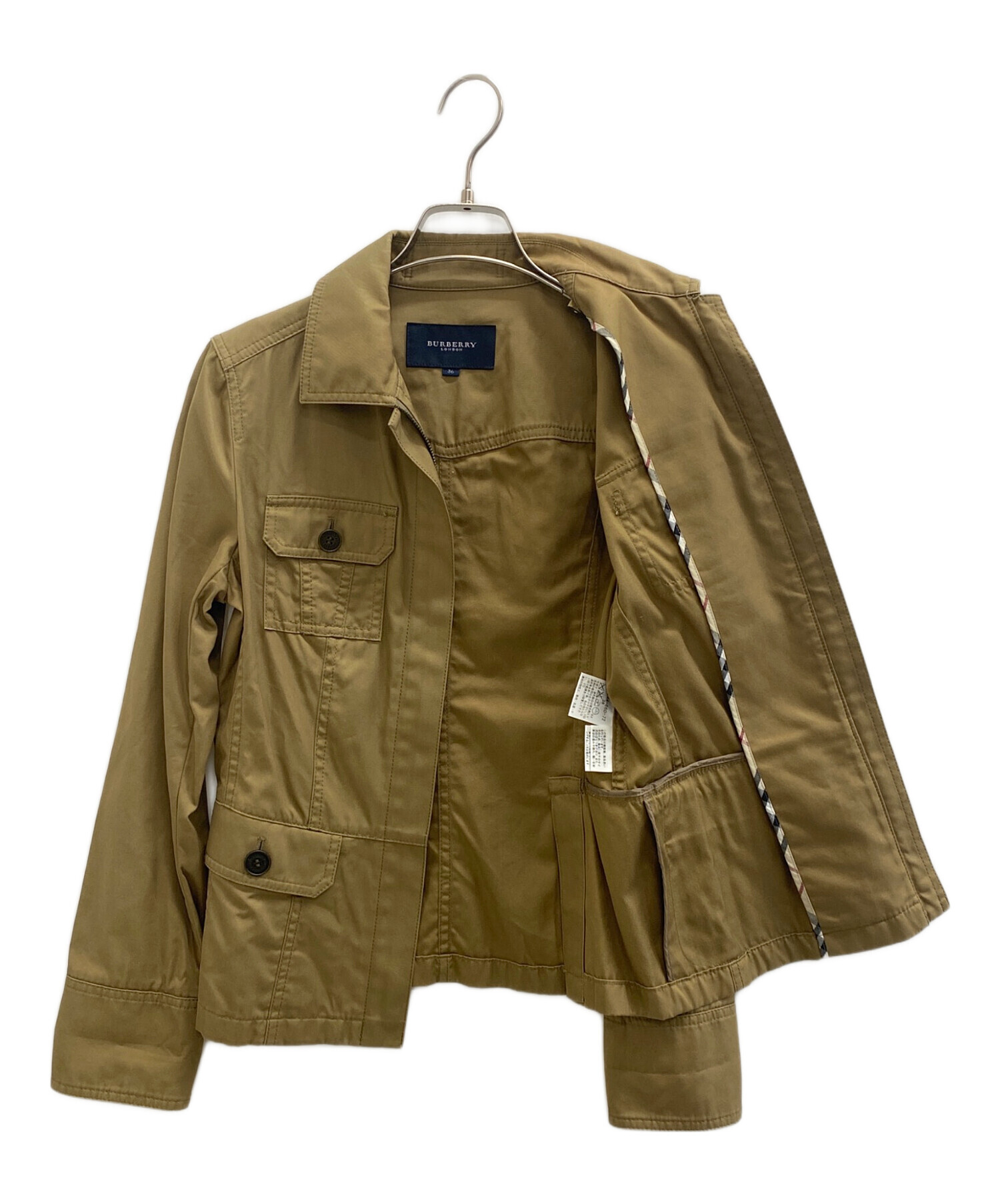バーバリー　ジャケット　ブラウン 中古・古着通販】BURBERRY LONDON (バーバリーロンドン) ジャケット