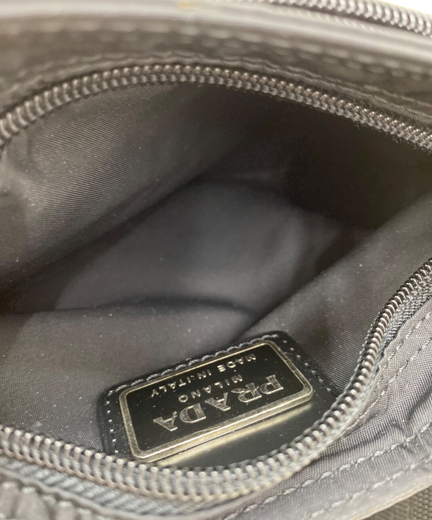 中古・古着通販】PRADA (プラダ) ナイロン ミニショルダーバッグ