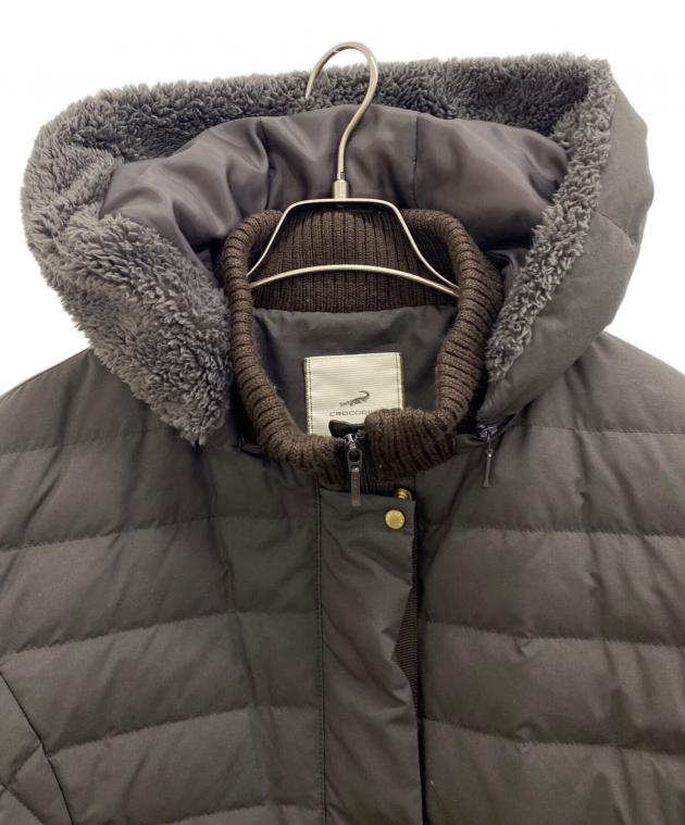 【新品未使用品】クロコダイル　ダウンコート　LL 中古・古着通販】CROCODILE (クロコダイル) ダウンコート ブラウン