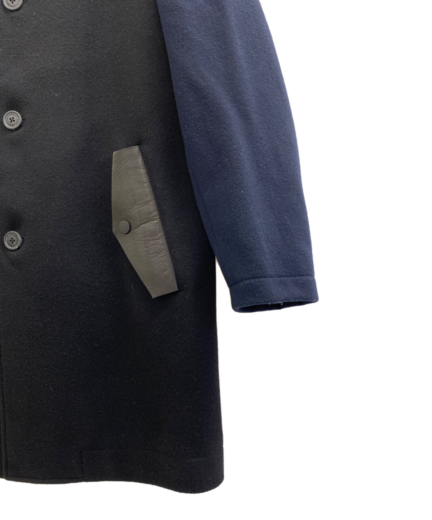 【美品】VIKTOR&ROLF ヴィクター&ロルフ 切替 ウール ロング コート 中古・古着通販】VIKTOR&ROLF (ヴィクター＆ロルフ) ウールコート