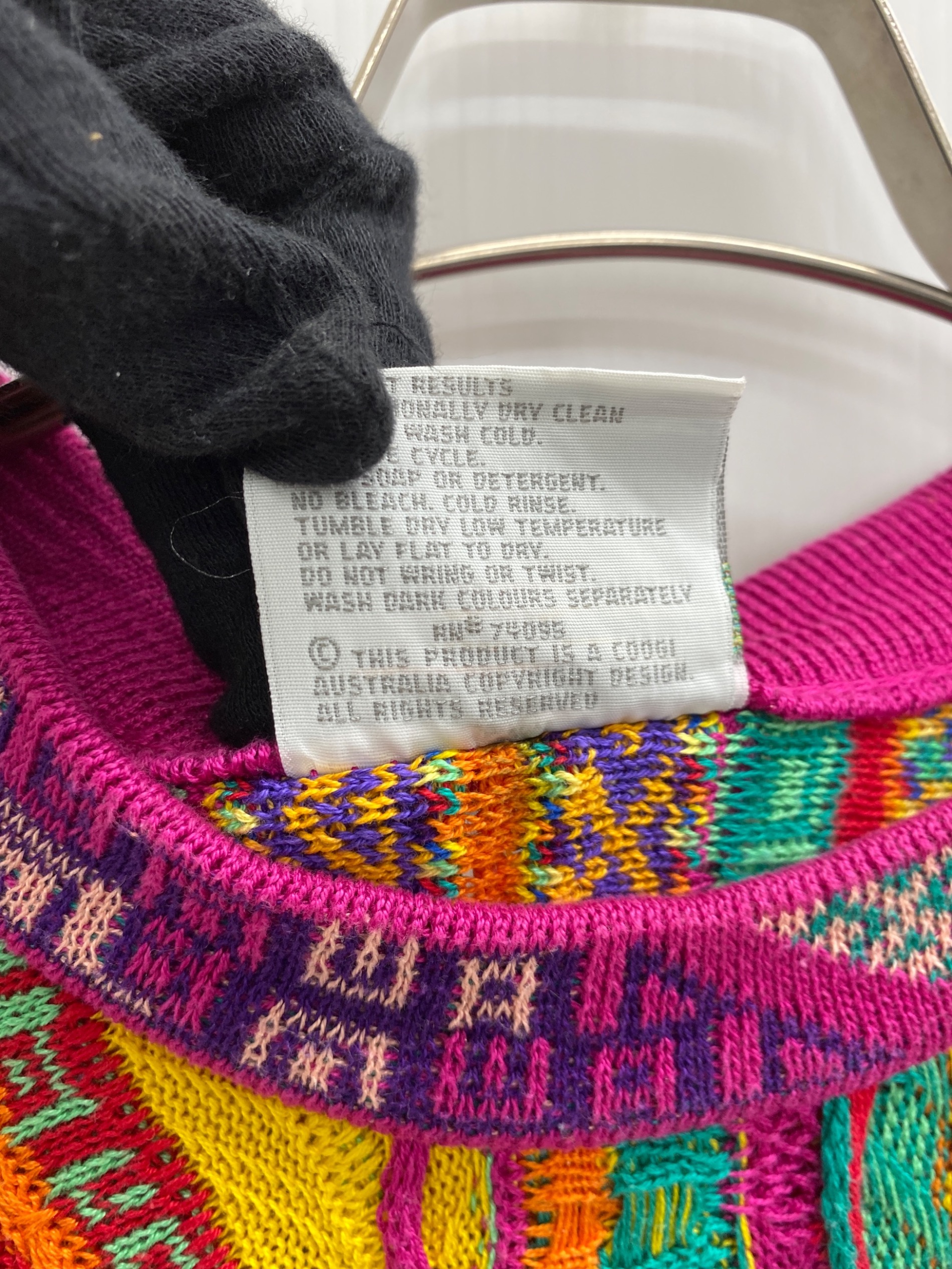 中古・古着通販】COOGI (クージー) 3Dニット マルチカラー サイズ:S