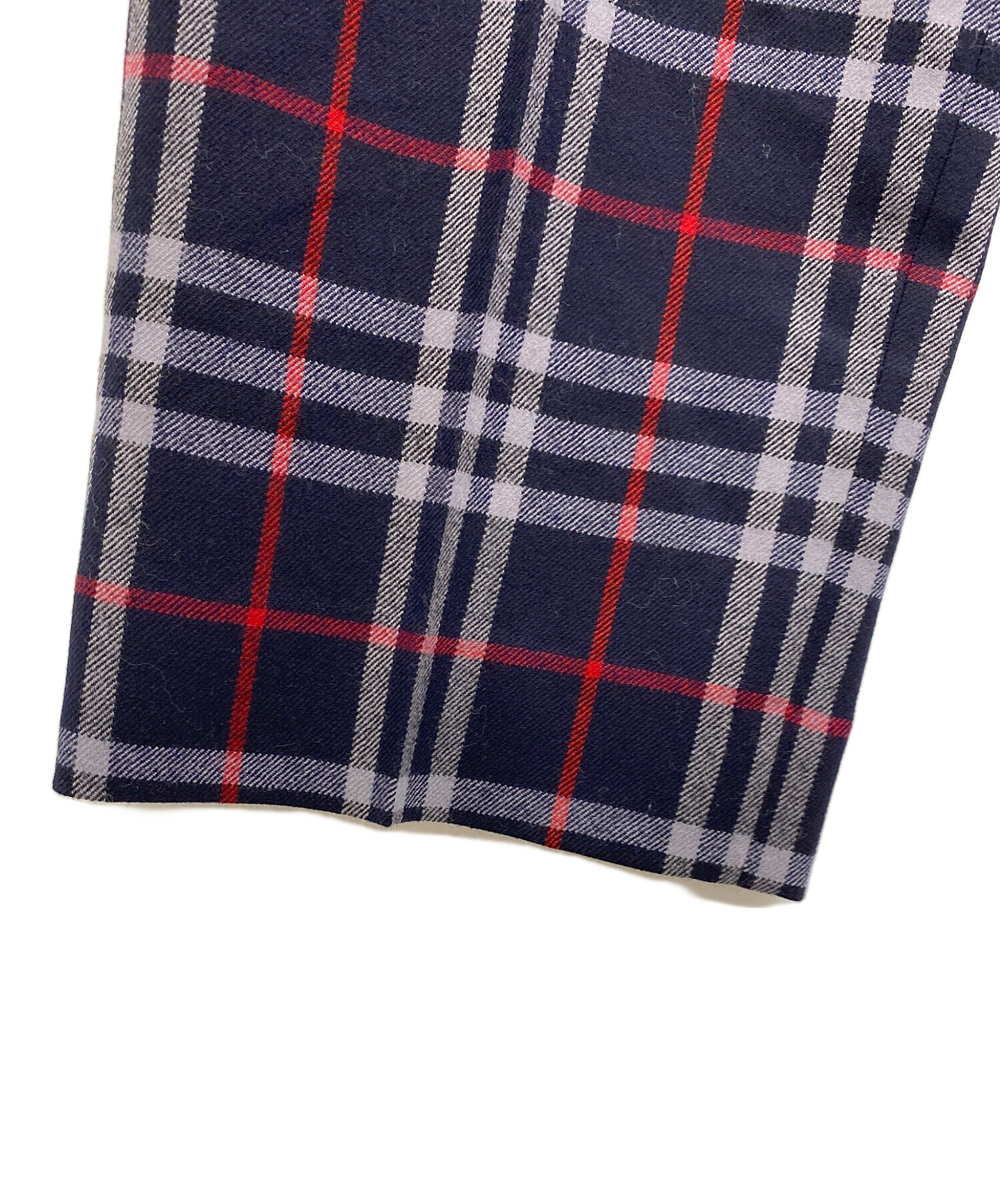 中古・古着通販】Burberry's (バーバリーズ) チェックパンツ ネイビー