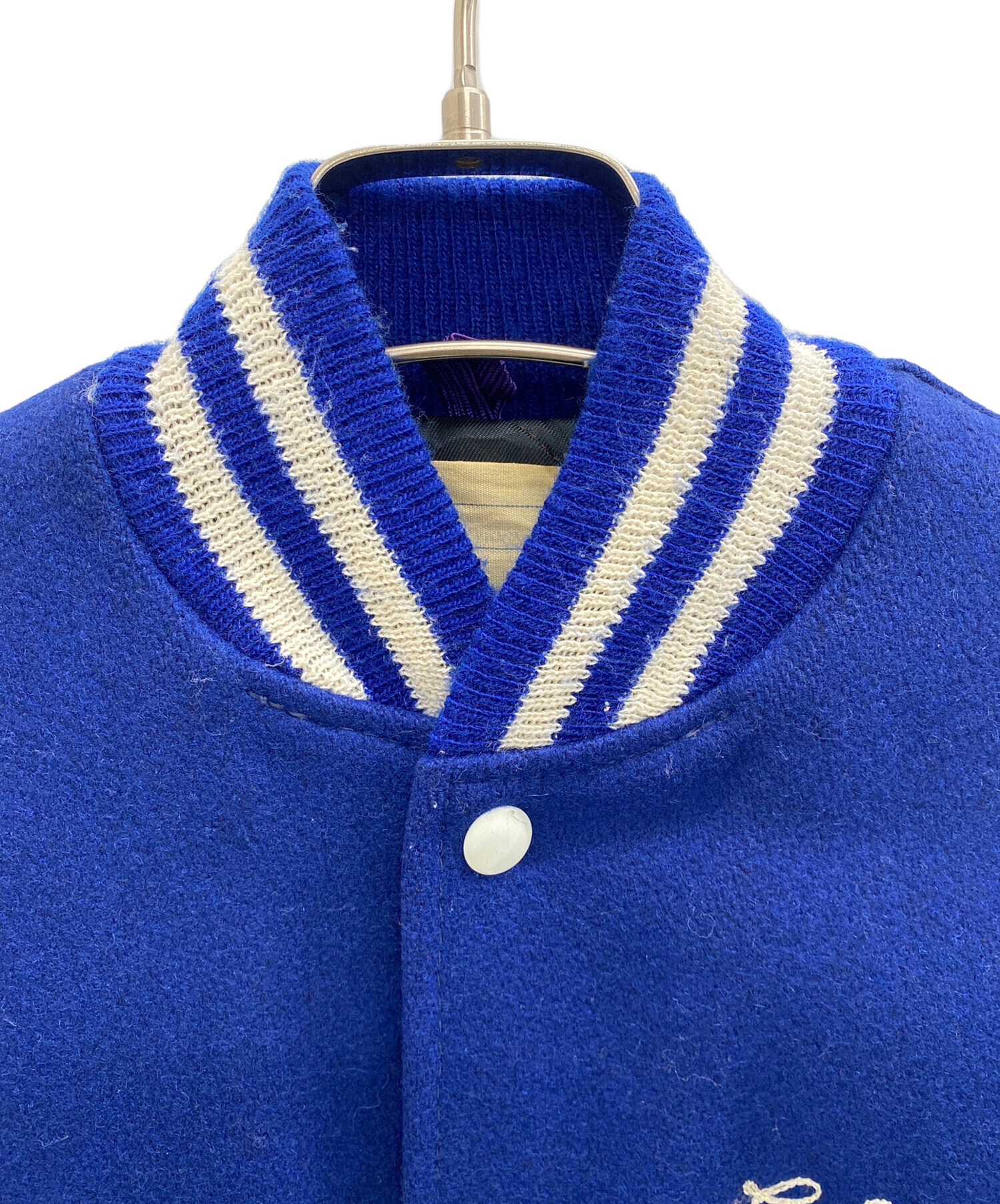 中古・古着通販】DeLong (デロング) スタジャン ネイビー サイズ:S