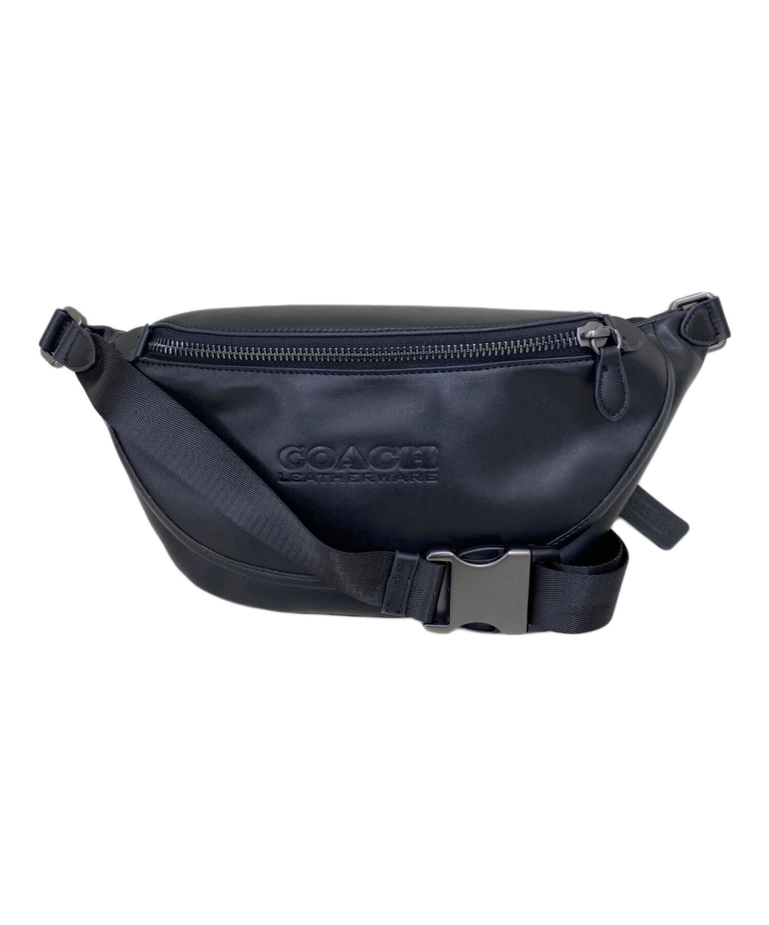 コーチ　COACH ペース リファインド カーフ レザー ベルト バッグ 中古・古着通販】COACH (コーチ) リーグ ベルト バッグ ブラック