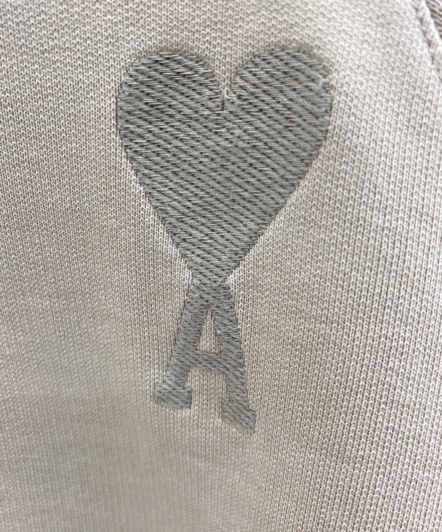 中古・古着通販】ami (アミ) スウェット ベージュ サイズ:L｜ブランド