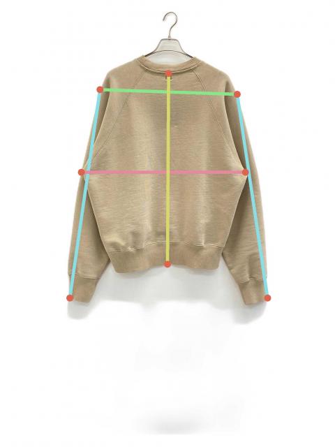 中古・古着通販】ami (アミ) スウェット ベージュ サイズ:L｜ブランド