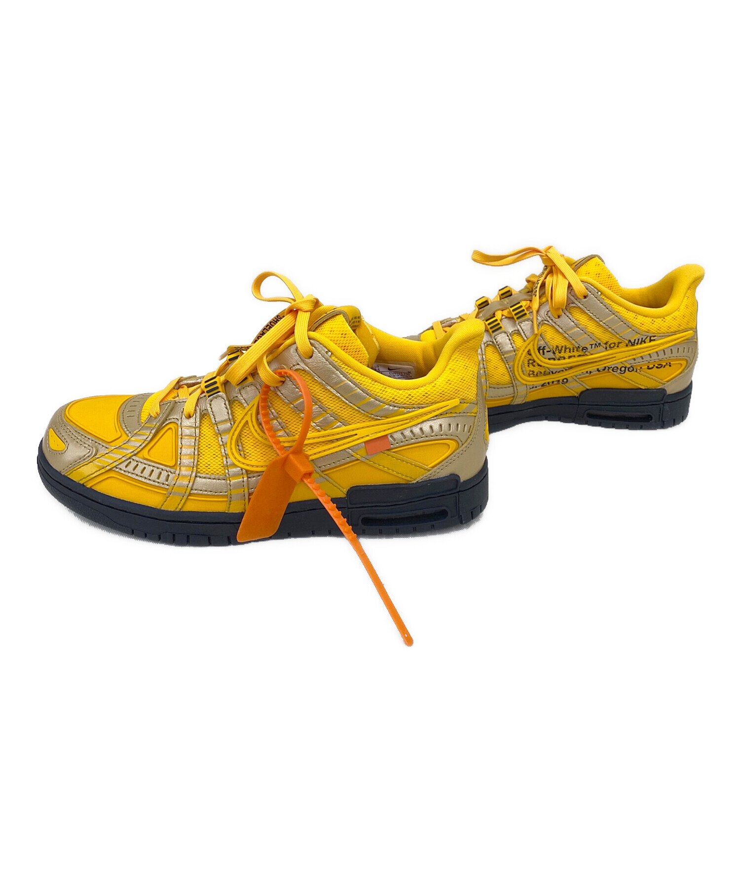 Nike off-white スニーカー　28cm イエロー 中古・古着通販】NIKE (ナイキ) OFFWHITE (オフホワイト) スニーカー