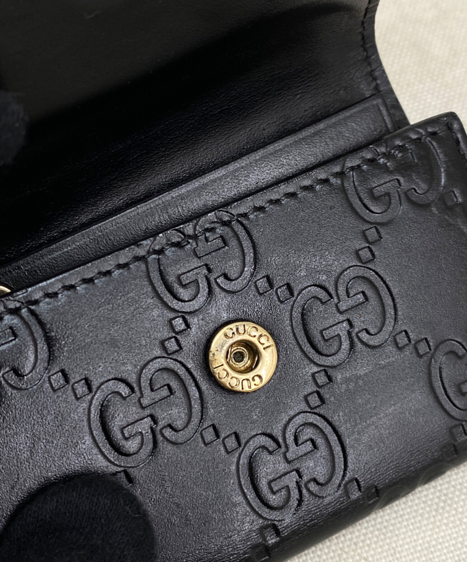 中古・古着通販】GUCCI (グッチ) キーケース ブラック｜ブランド・古着