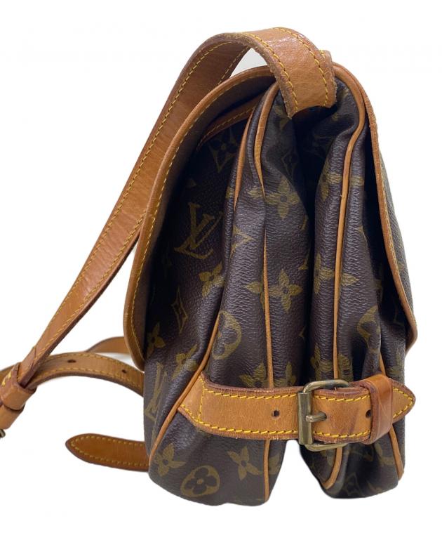 LOUIS VUITTON ルイヴィトン ソミュール 【ジャンク品】 中古・古着通販】LOUIS VUITTON (ルイ ヴィトン) ソミュール30 エベヌ