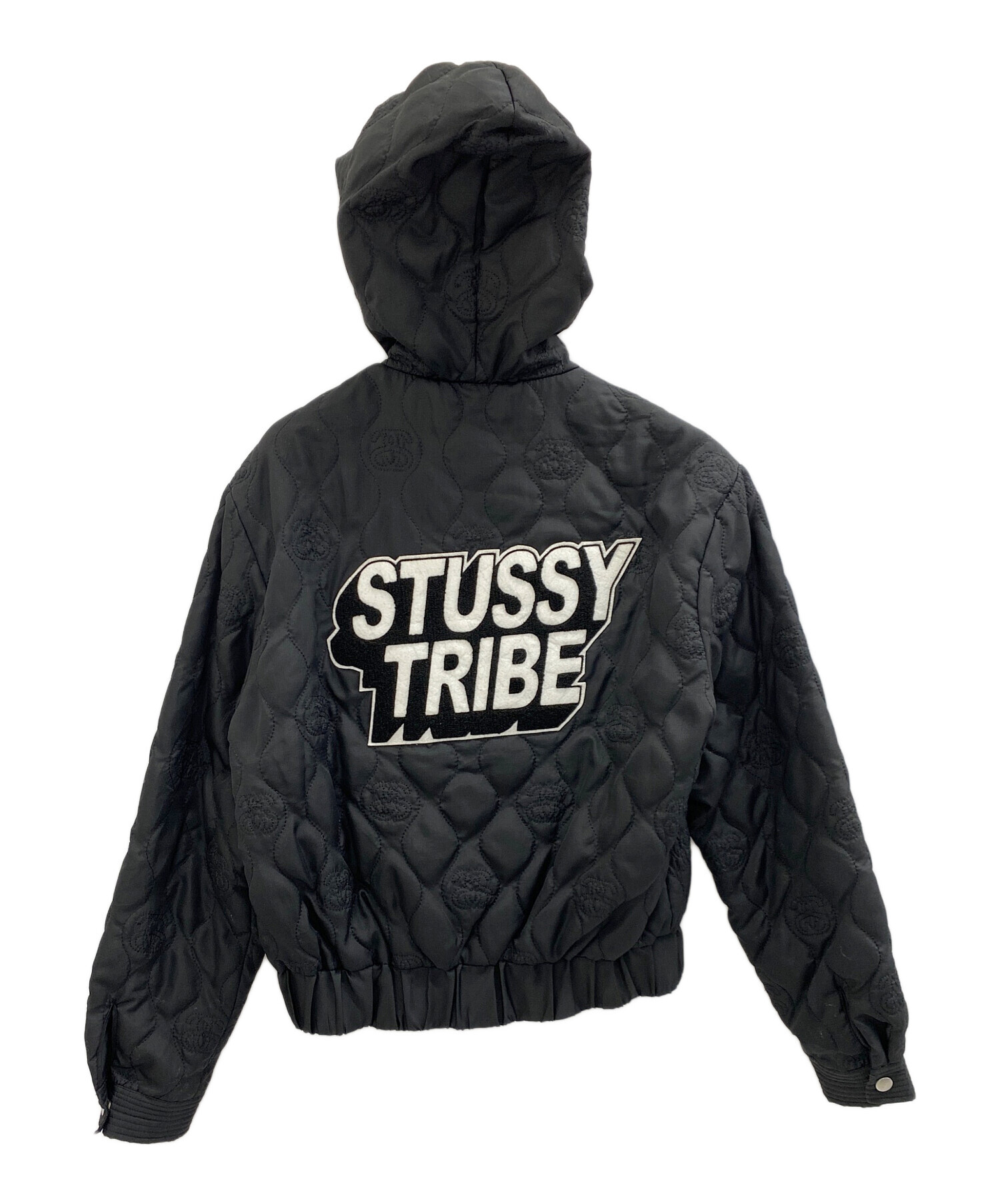 中古・古着通販】stussy (ステューシー) 中綿ジャケット ブラック