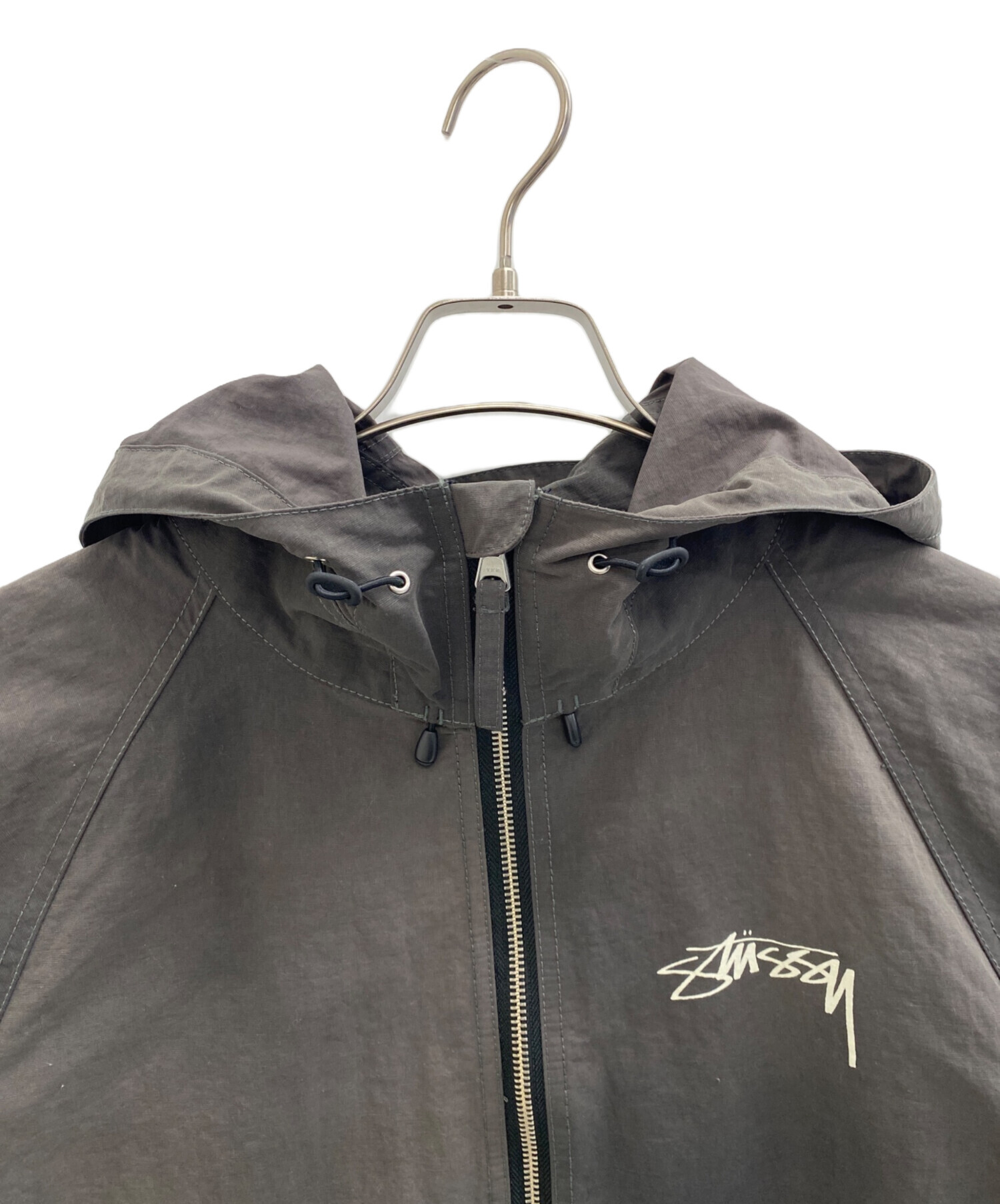 BALLYSTUSSY シェルジャケット 　M　グレー　　タグあり STUSSY シェルジャケット グレー - メルカリ