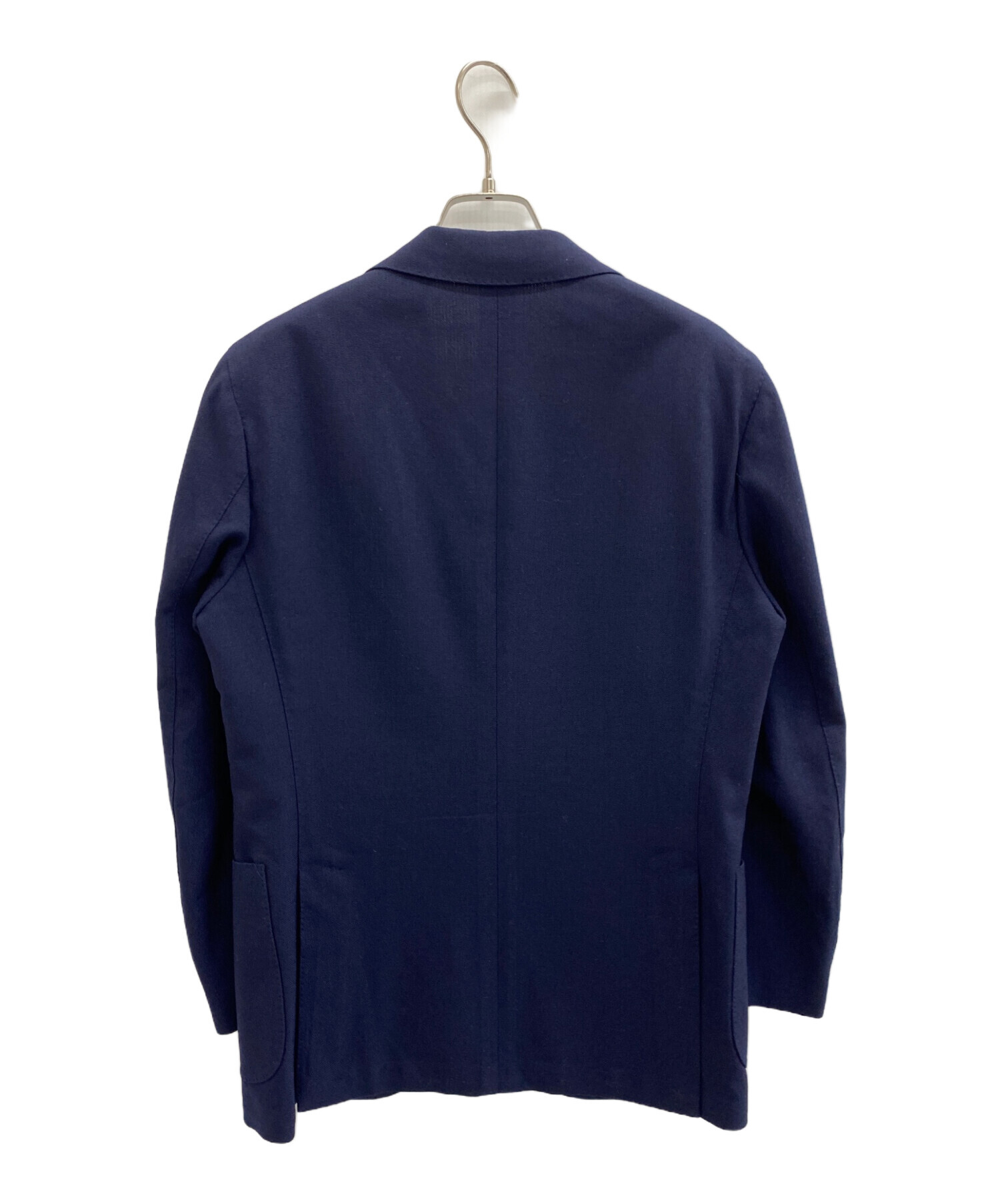 ラルディーニ 3者混　ネイビー テーラードジャケット 46 中古・古着通販】LARDINI (ラルディーニ) 段返り3Bテーラード