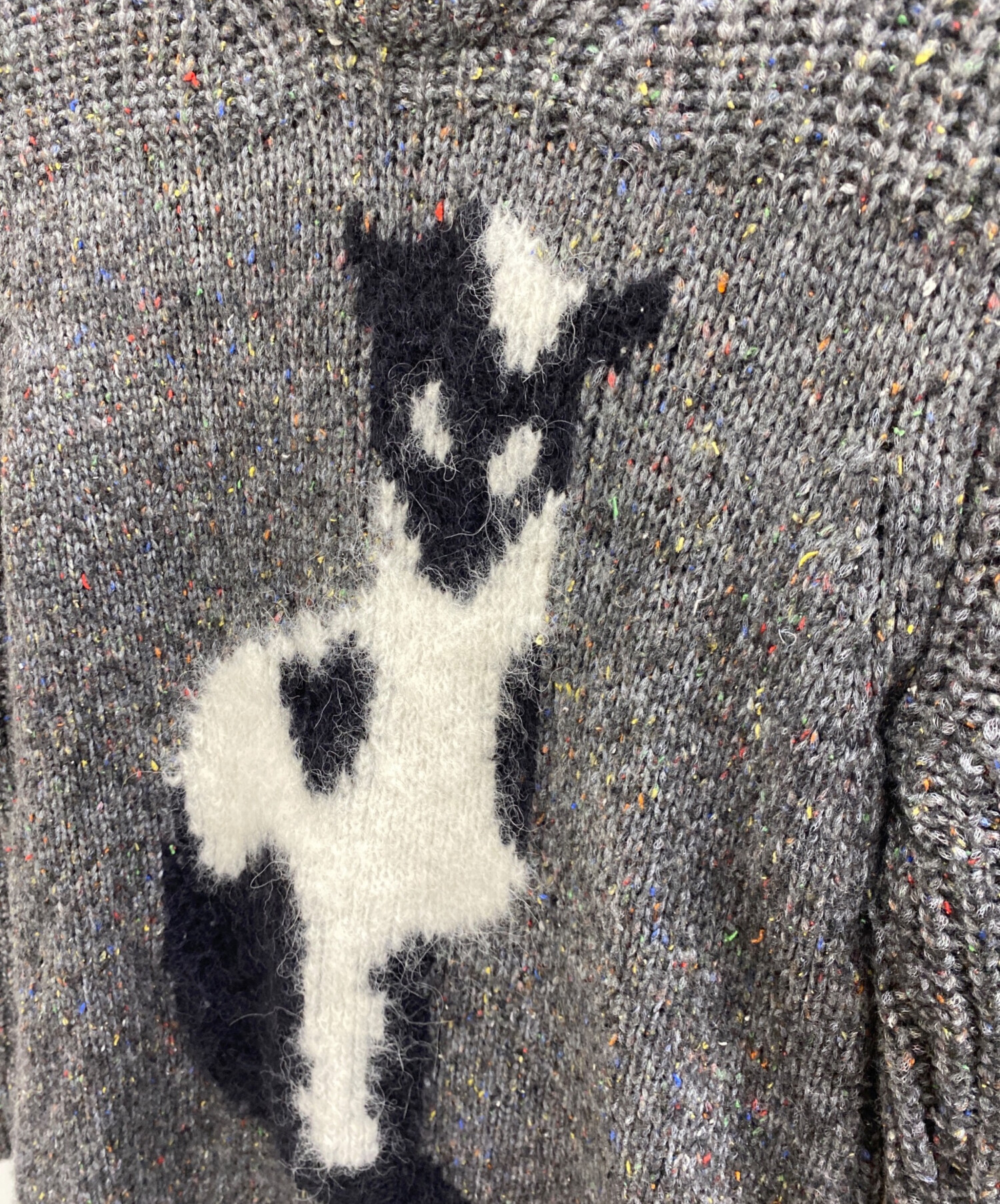 中古・古着通販】N°21 (ヌメロヴェントゥーノ) 厚手ニット グレー