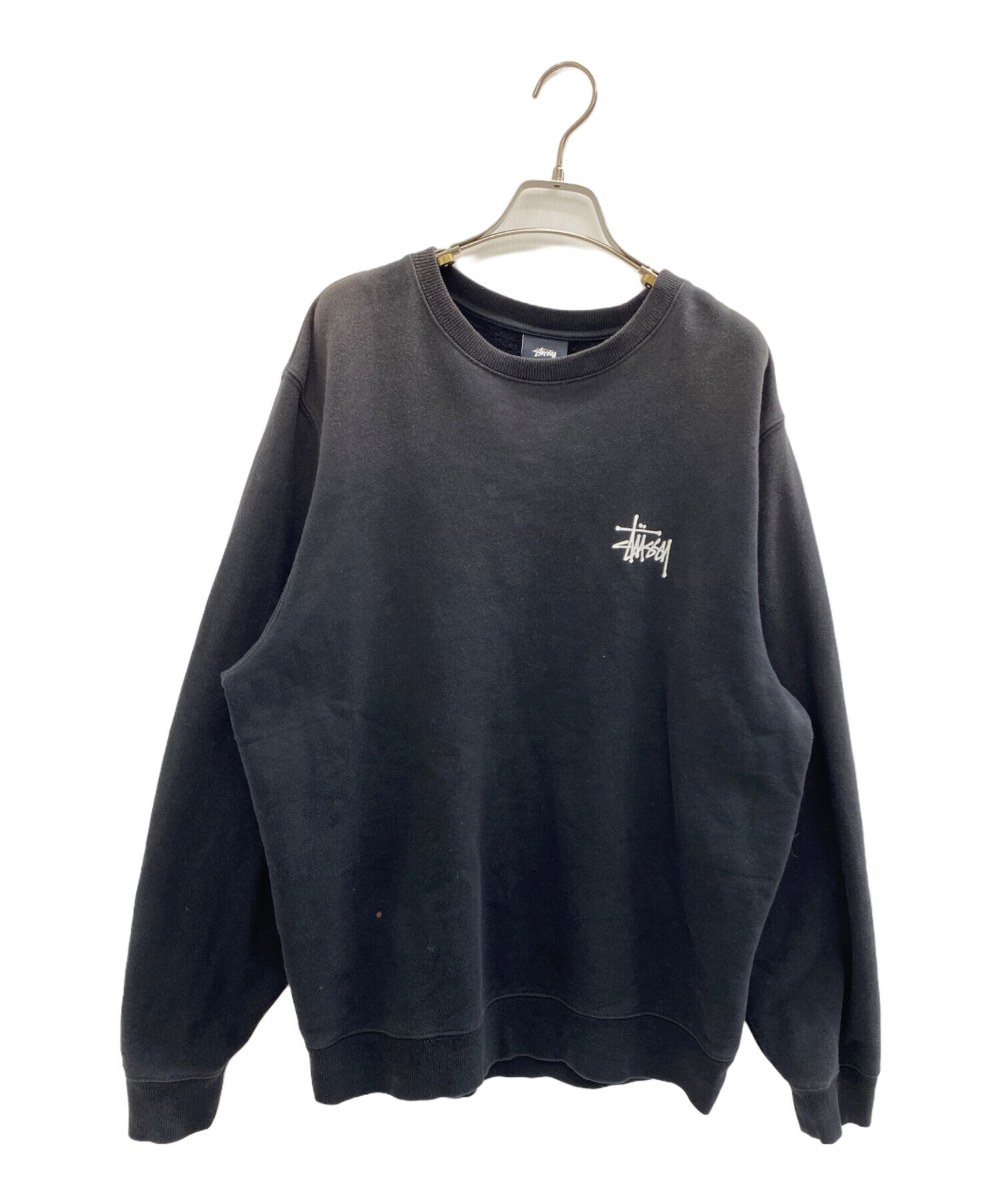 中古・古着通販】stussy (ステューシー) スウェット ブラック サイズ:M