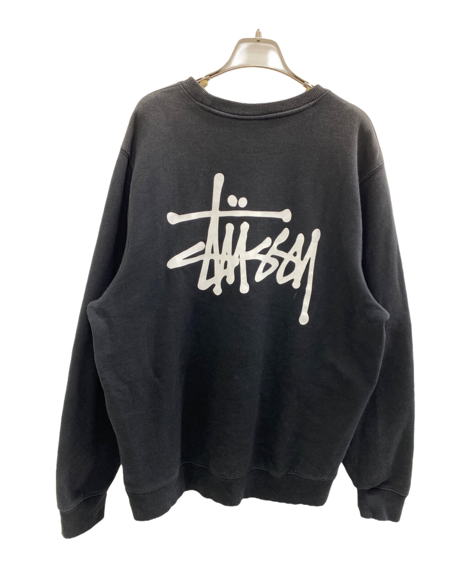 中古・古着通販】stussy (ステューシー) スウェット ブラック サイズ:M