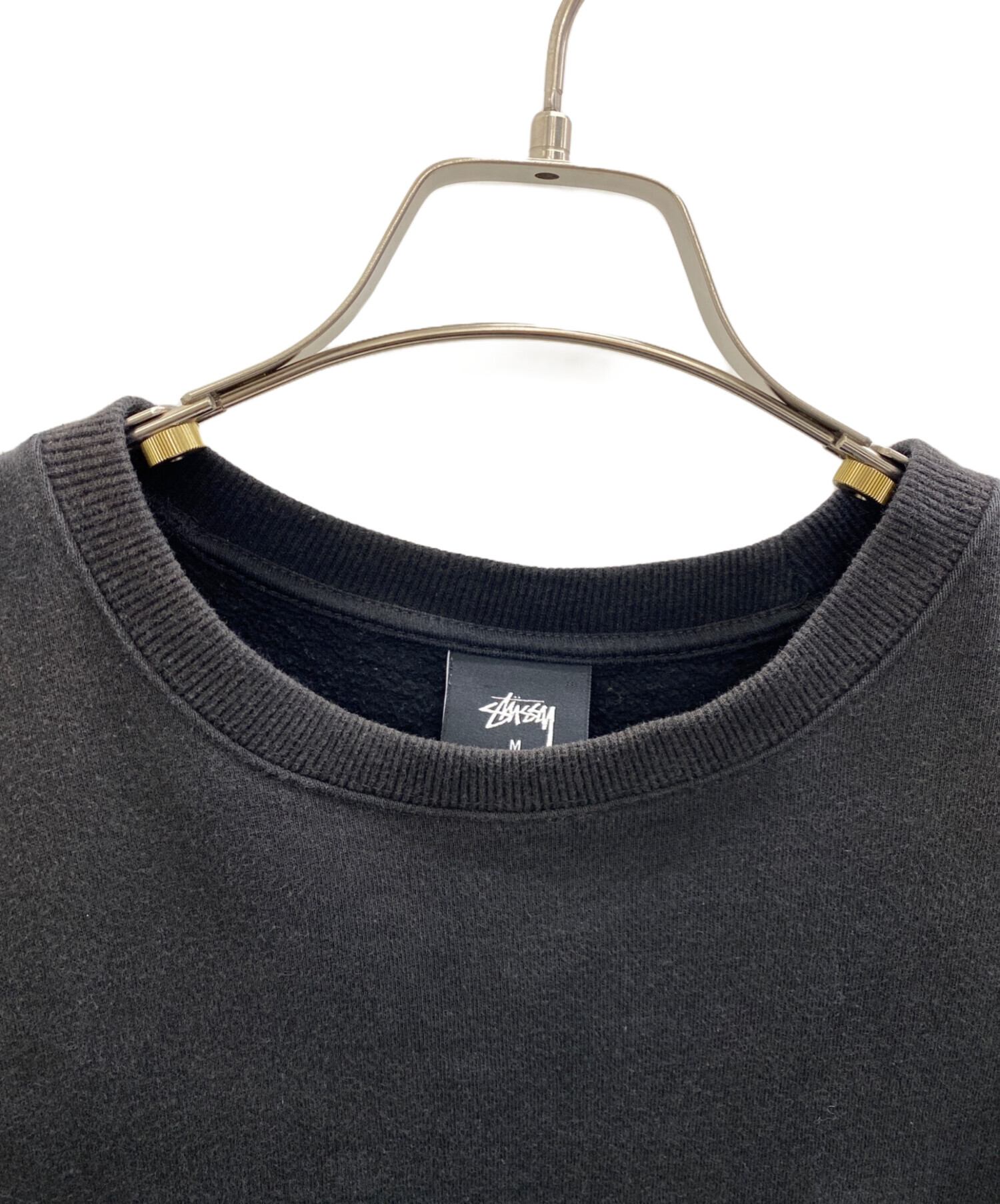 中古・古着通販】stussy (ステューシー) スウェット ブラック サイズ:M