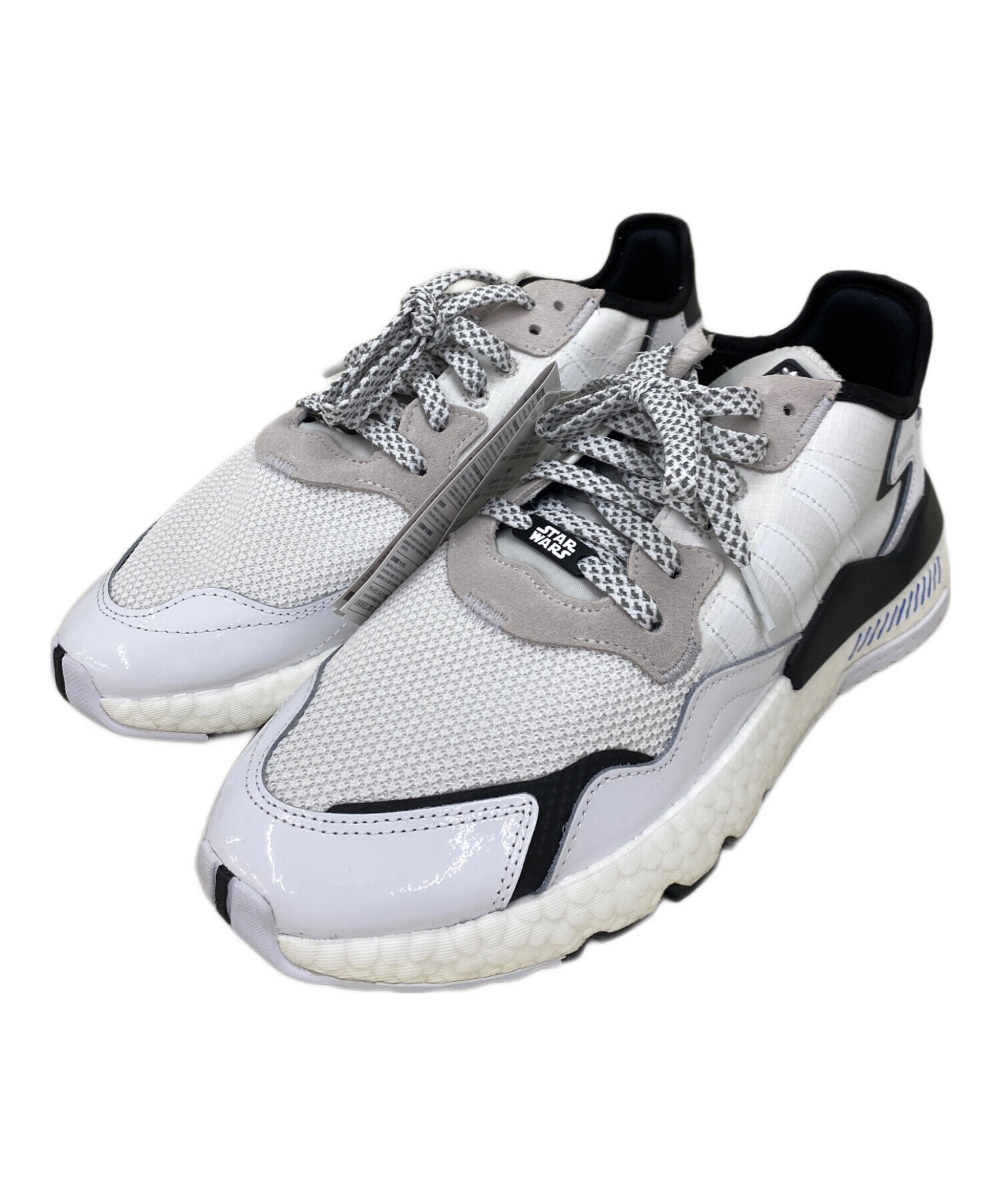 adidas Star Wars スニーカー ホワイト/ブラック 中古・古着通販】adidas (アディダス) STAR WARS (スターウォーズ